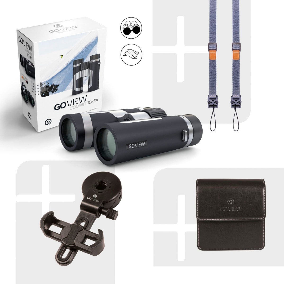 GoView Fernglas »ZOOMR 10x34«