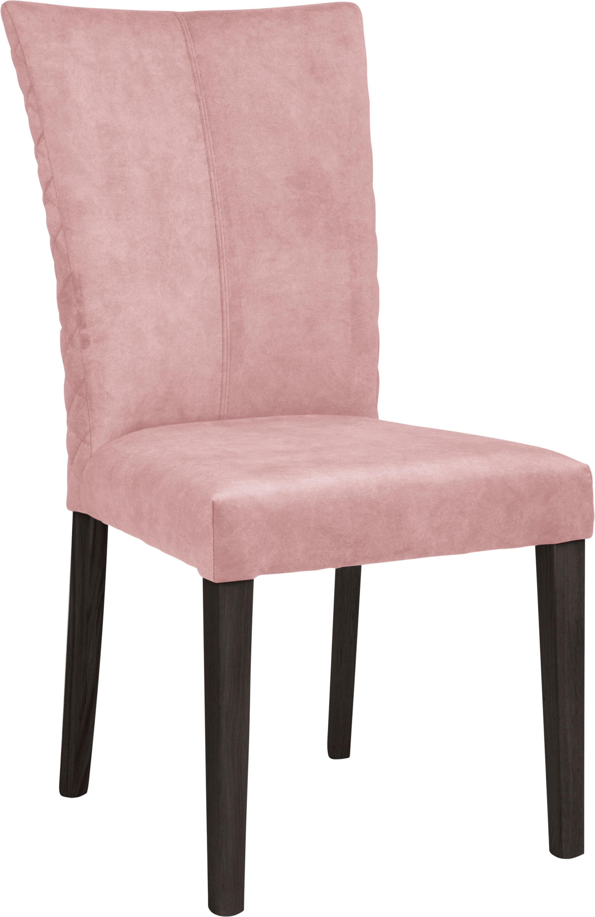 Leonique 4-Fußstuhl »Vence« (Set) 2 Stk. Luxus-Microfaser mit Rautensteppun günstig online kaufen