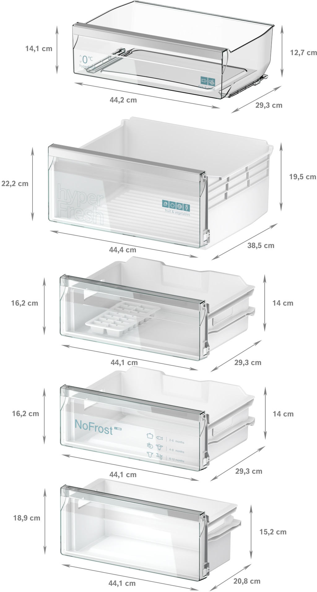 SIEMENS Einbaukühlgefrierkombination iQ300 »KI96NVFD0«