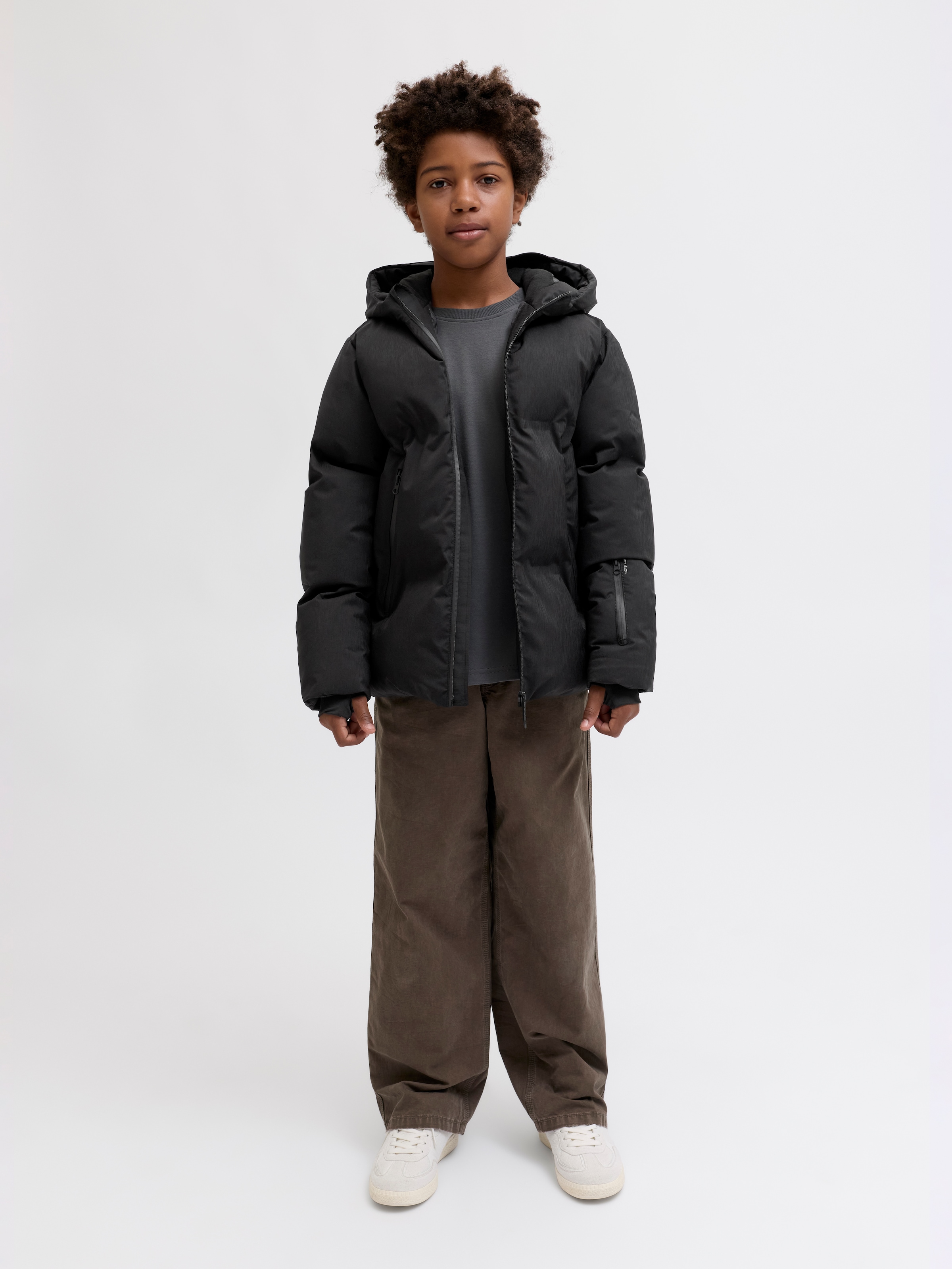 Jack & Jones Junior Steppjacke »JCOFUSION TECHNICAL PUFFER JACKET JNR« mit Kapuze