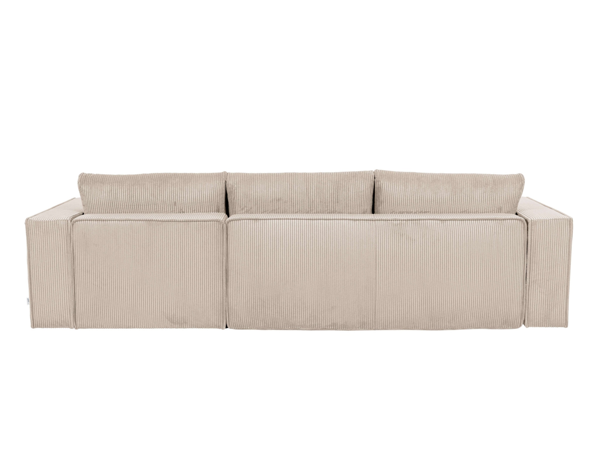 OTTO home Ecksofa »Tillian, Schlafsofa« Breite 294 cm, Breitkord, Sitzfläche mit Taschenfederkern