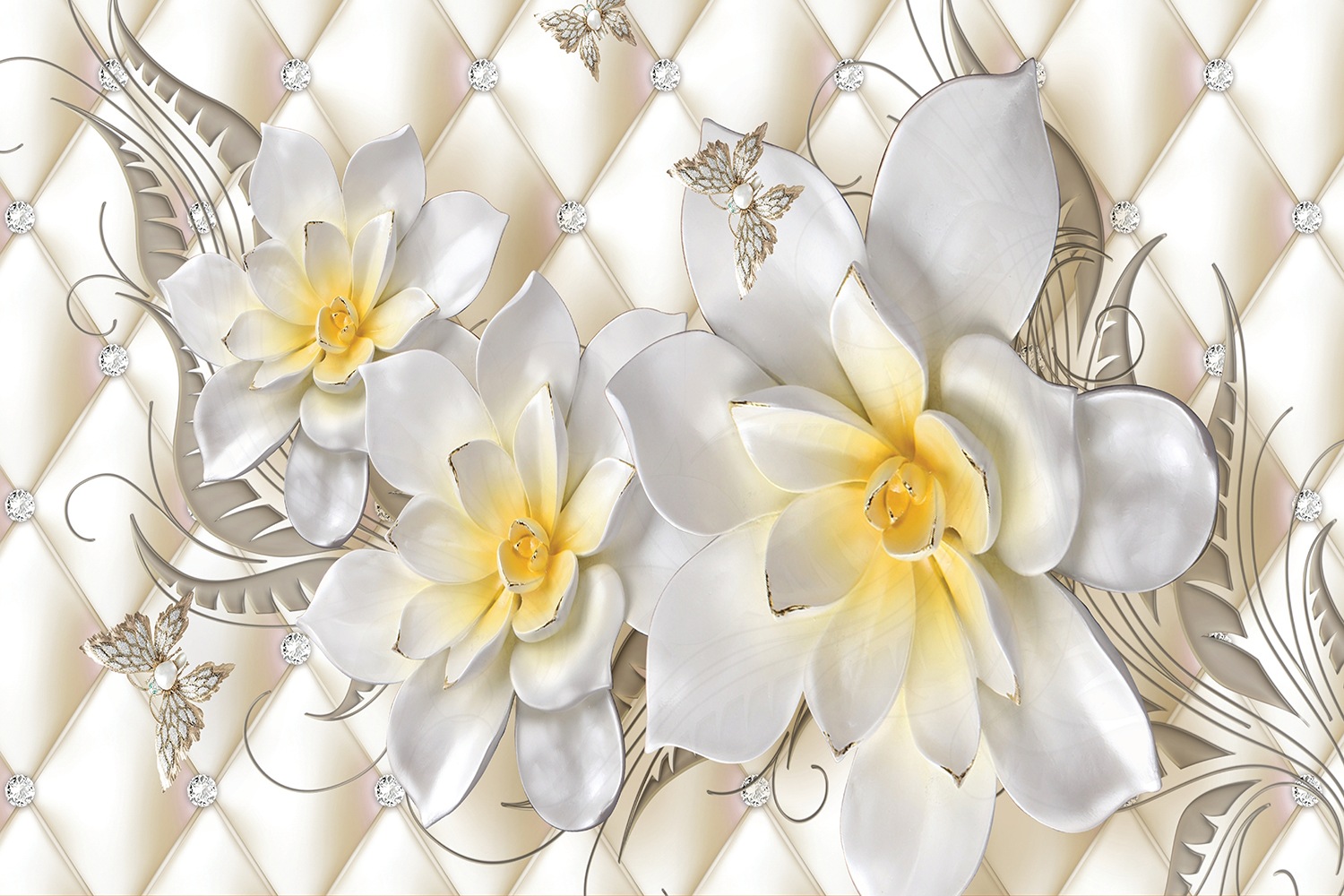 queence Leinwandbild »Mimi«, Blumen-Blumenbilder-Kunst-Spa-Flower, (1 St.), günstig online kaufen