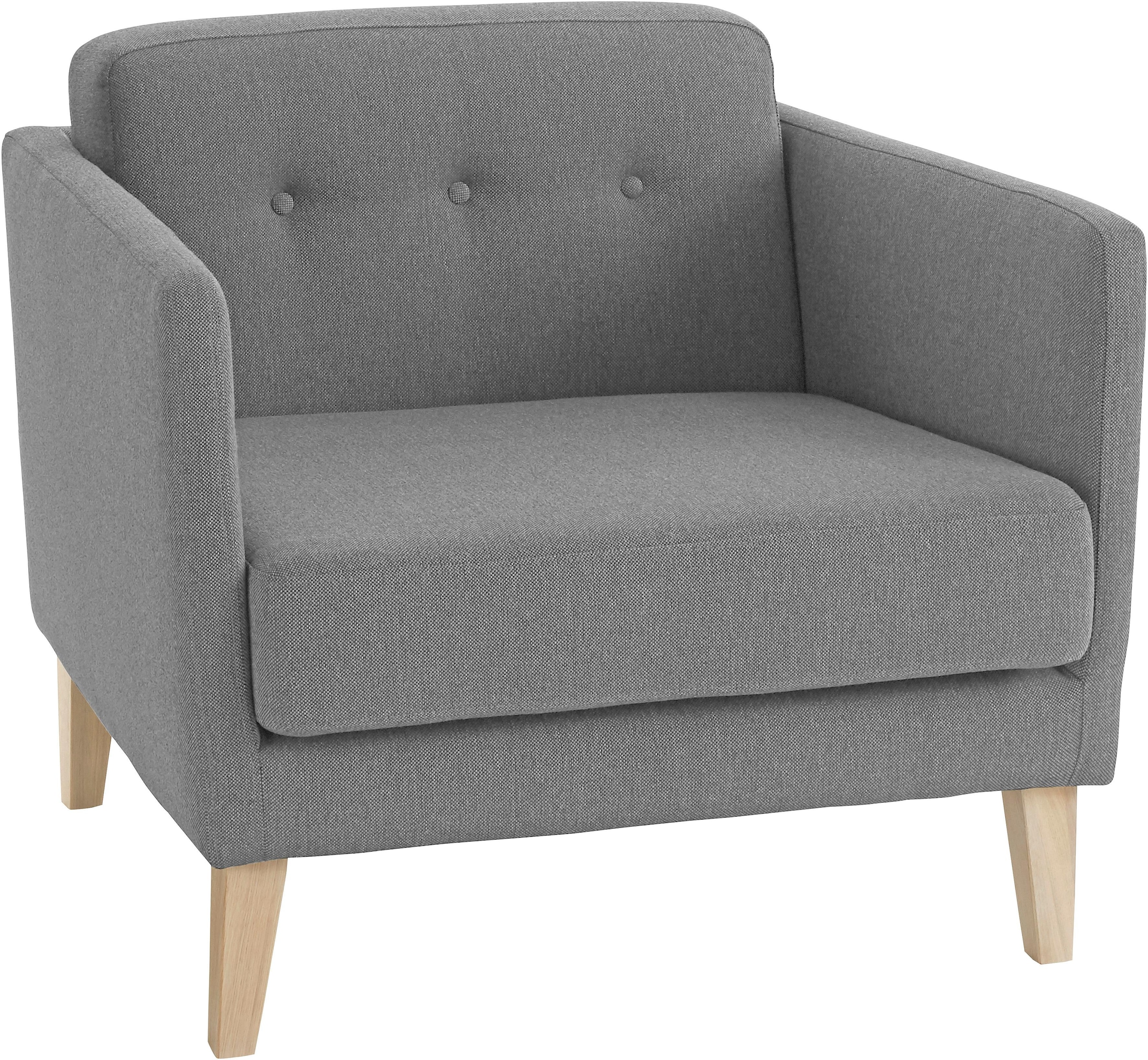 andas Sessel »Raadal«, in skandinavischer Optik, mit Knopfheftung, Design by Morten Georgsen