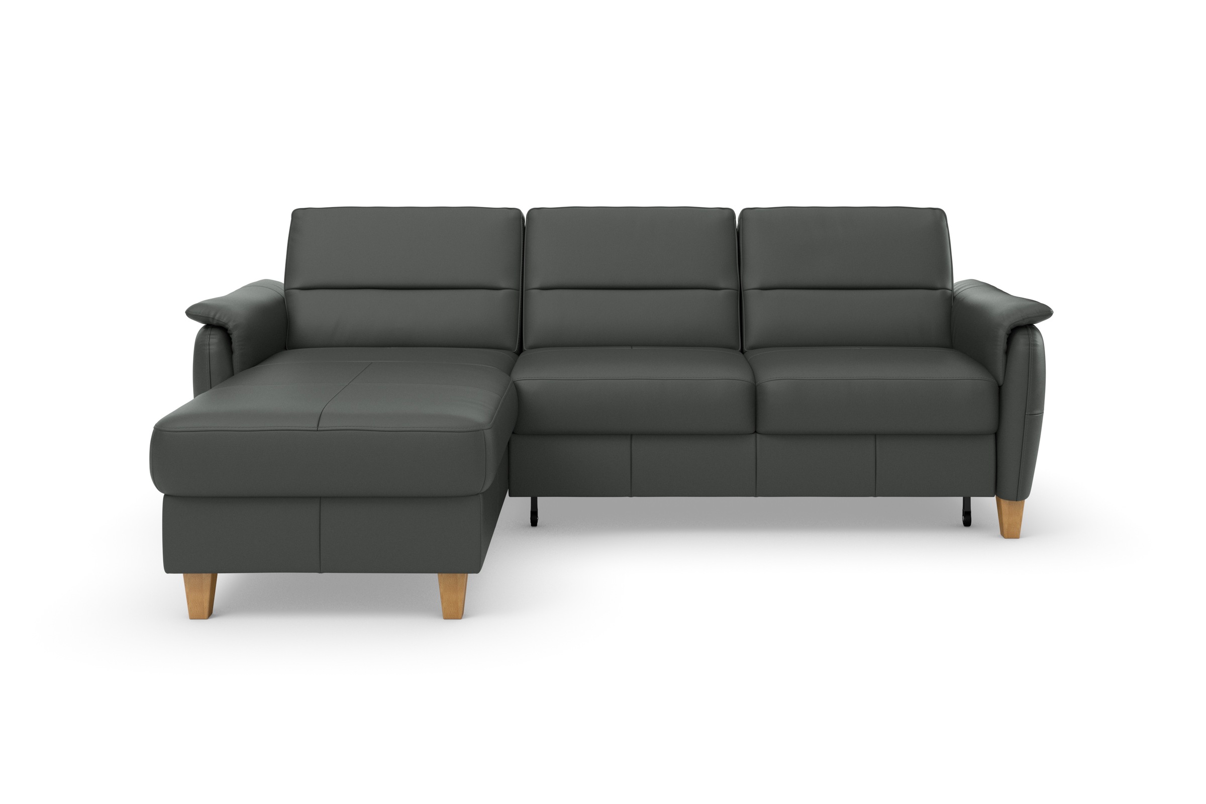 Home affaire Ecksofa »Palmera L-Form«, Federkern, wahlweise mit Bettfunktio günstig online kaufen