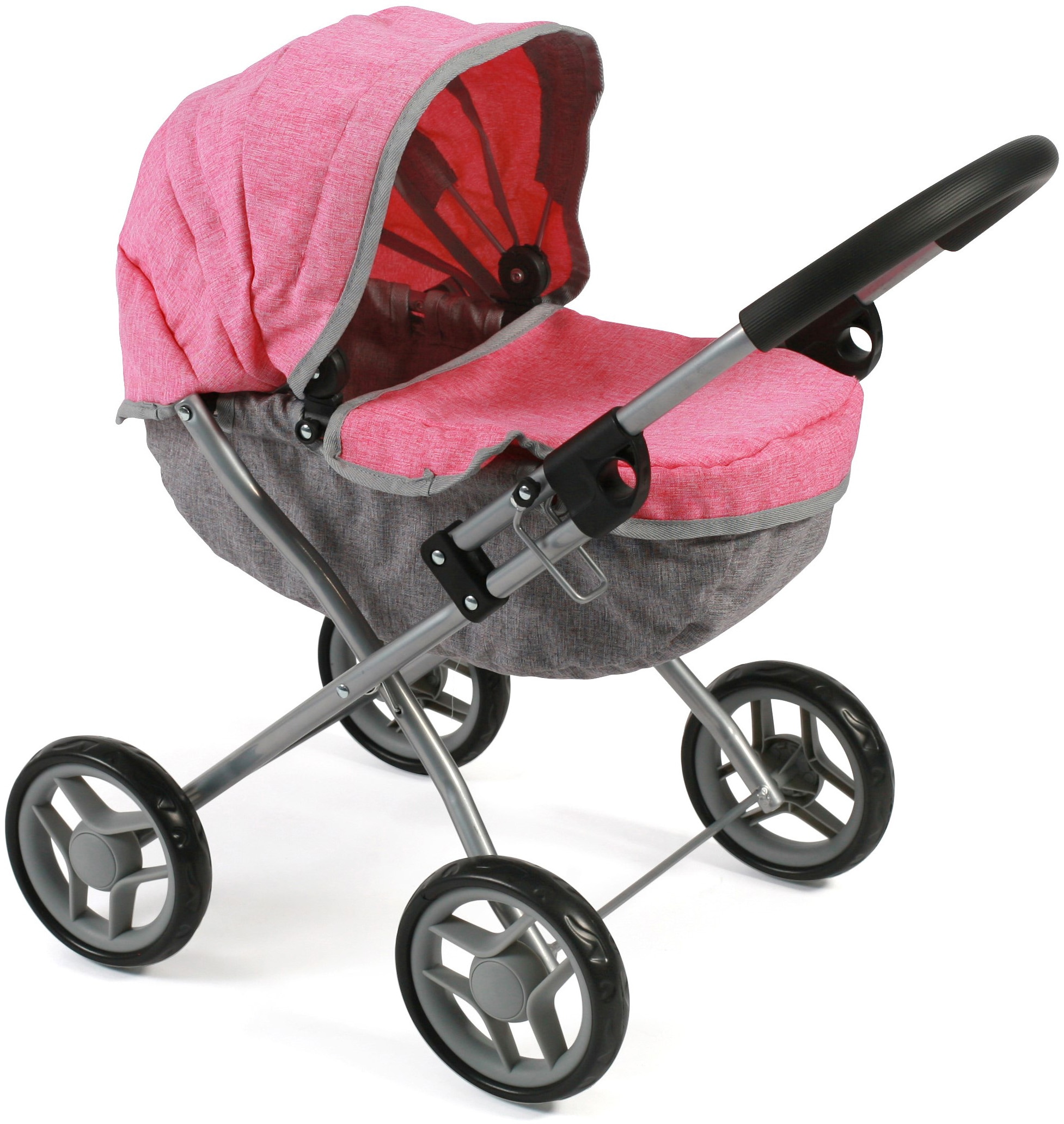 CHIC2000 Puppenwagen »Lilli, Melange Pink«, zusammenklappbar
