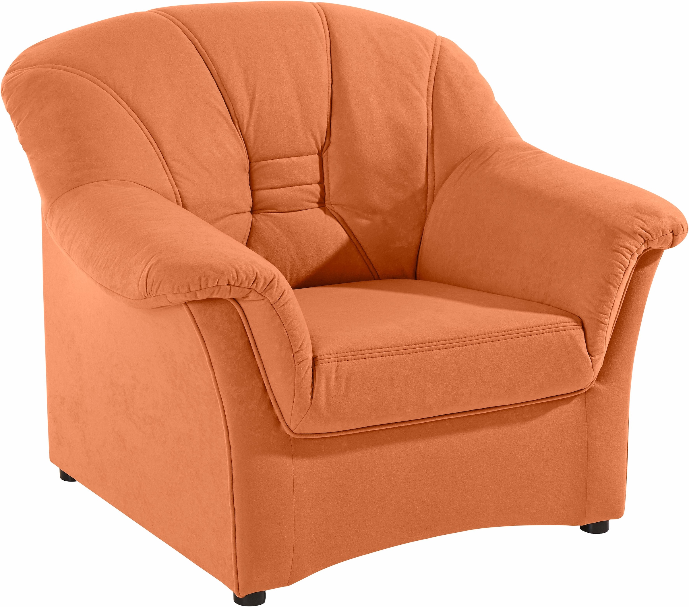 DOMO collection Sessel »Elva, zeitlose Formensprache, elegante Rückensteppu günstig online kaufen