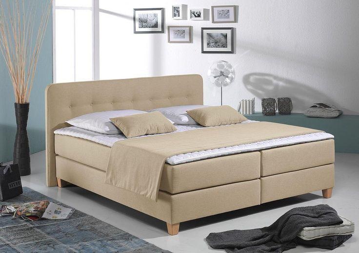 Bild von Home affaire Boxspringbett »Fargo«, in Überlänge 220 cm, mit Topper, 3 Ausführungen, 4, Breiten