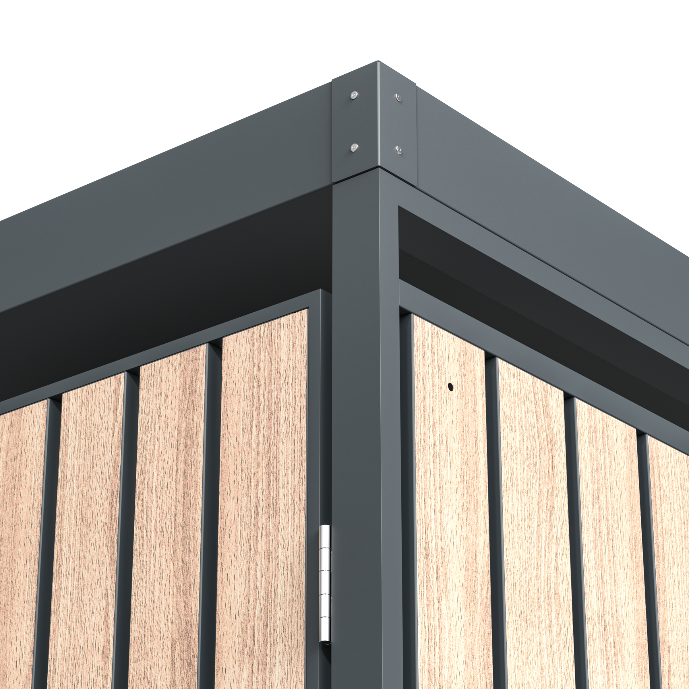 WESTMANN Mülltonnenbox »Planta«, Platz für 3 Mülltonnen je 240 L, BxHxT: 200x84x124,5 cm