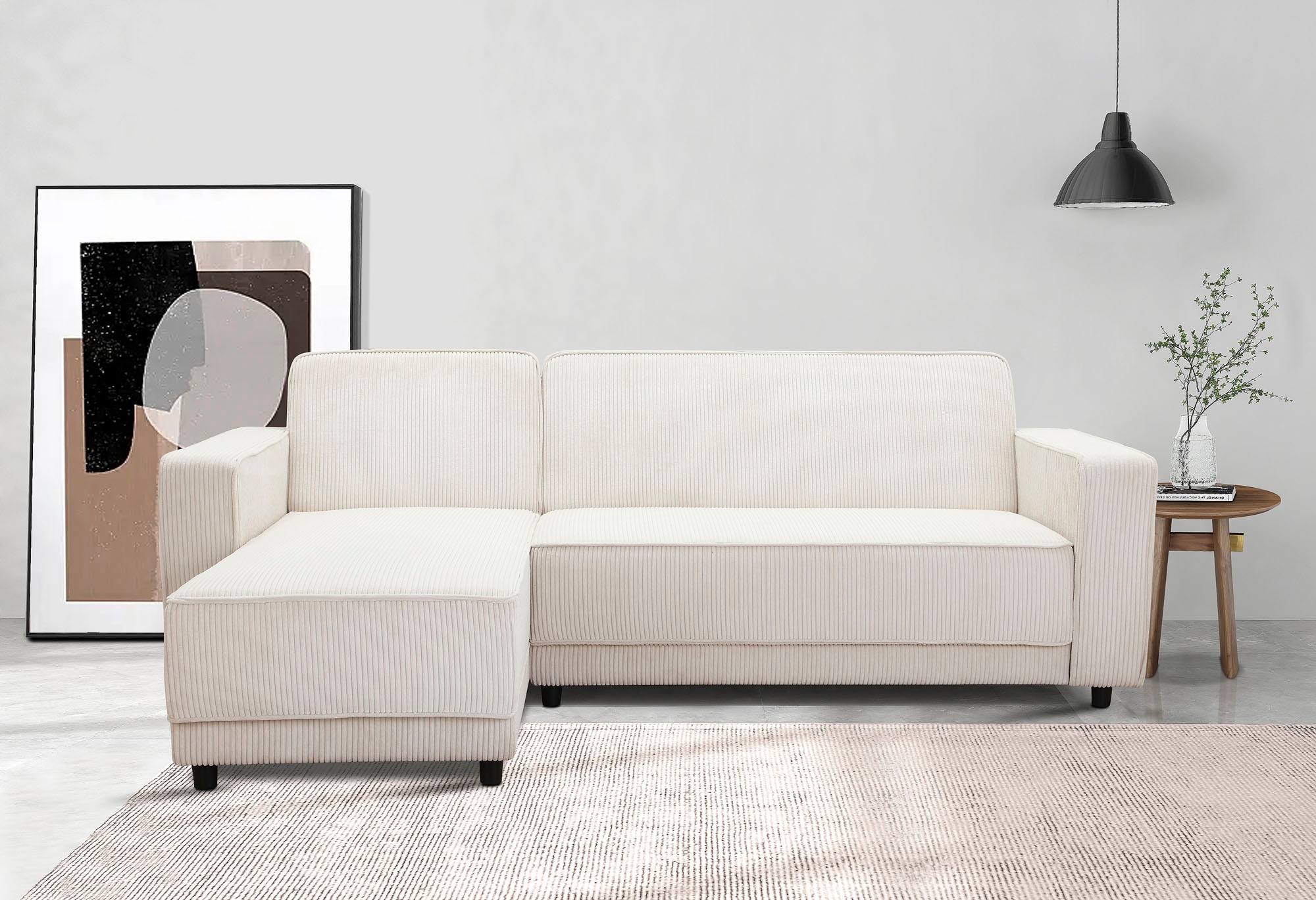 Dorel Home Ecksofa »Allie Schlafsofa 230 cm mit Relaxfunktion in der Rücken günstig online kaufen