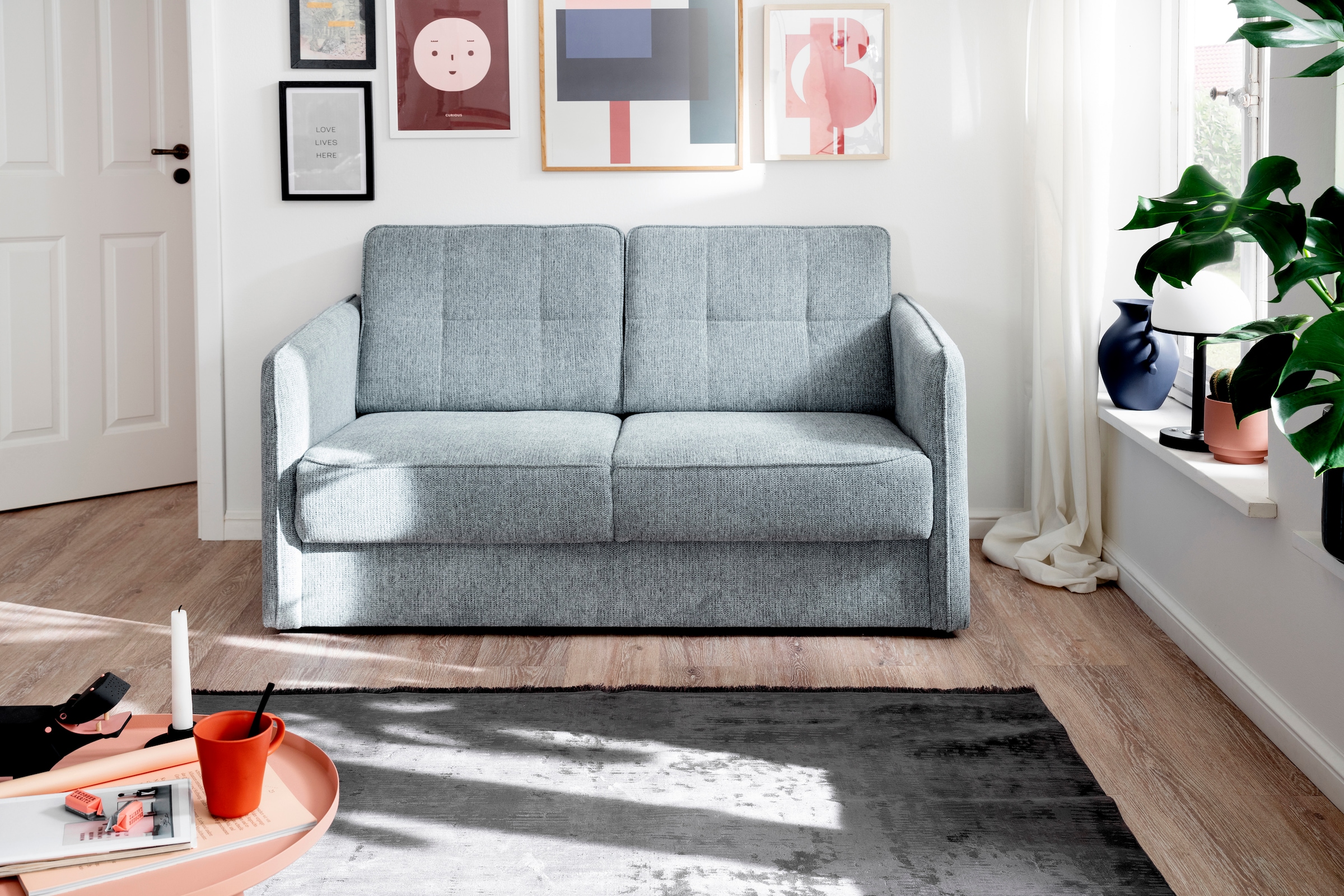 INOSIGN Schlafsofa »Milano«, zwei einzeln ausziehbare Liegefunktionen