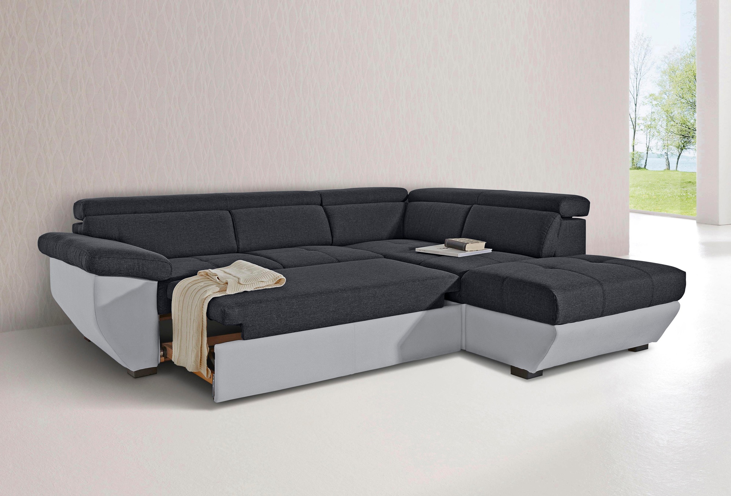 COTTA Polstergarnitur »Speedway L-Form«, (Set), Set bestehend aus: Ecksofa günstig online kaufen