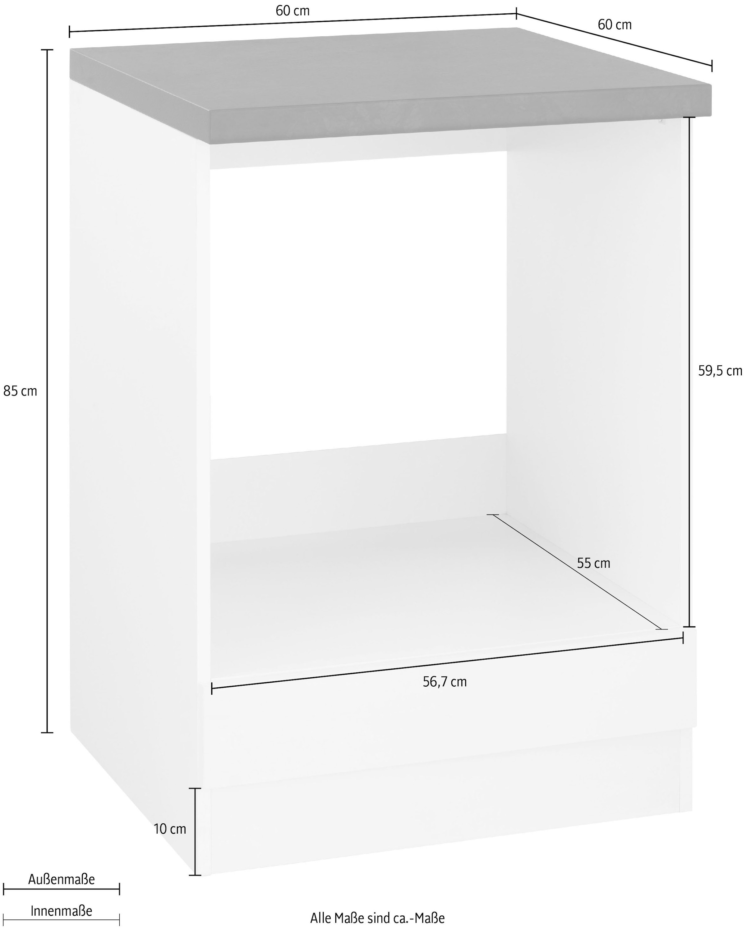 wiho Herdumbauschrank »Unna«, 60 cm kaufen online breit Küchen