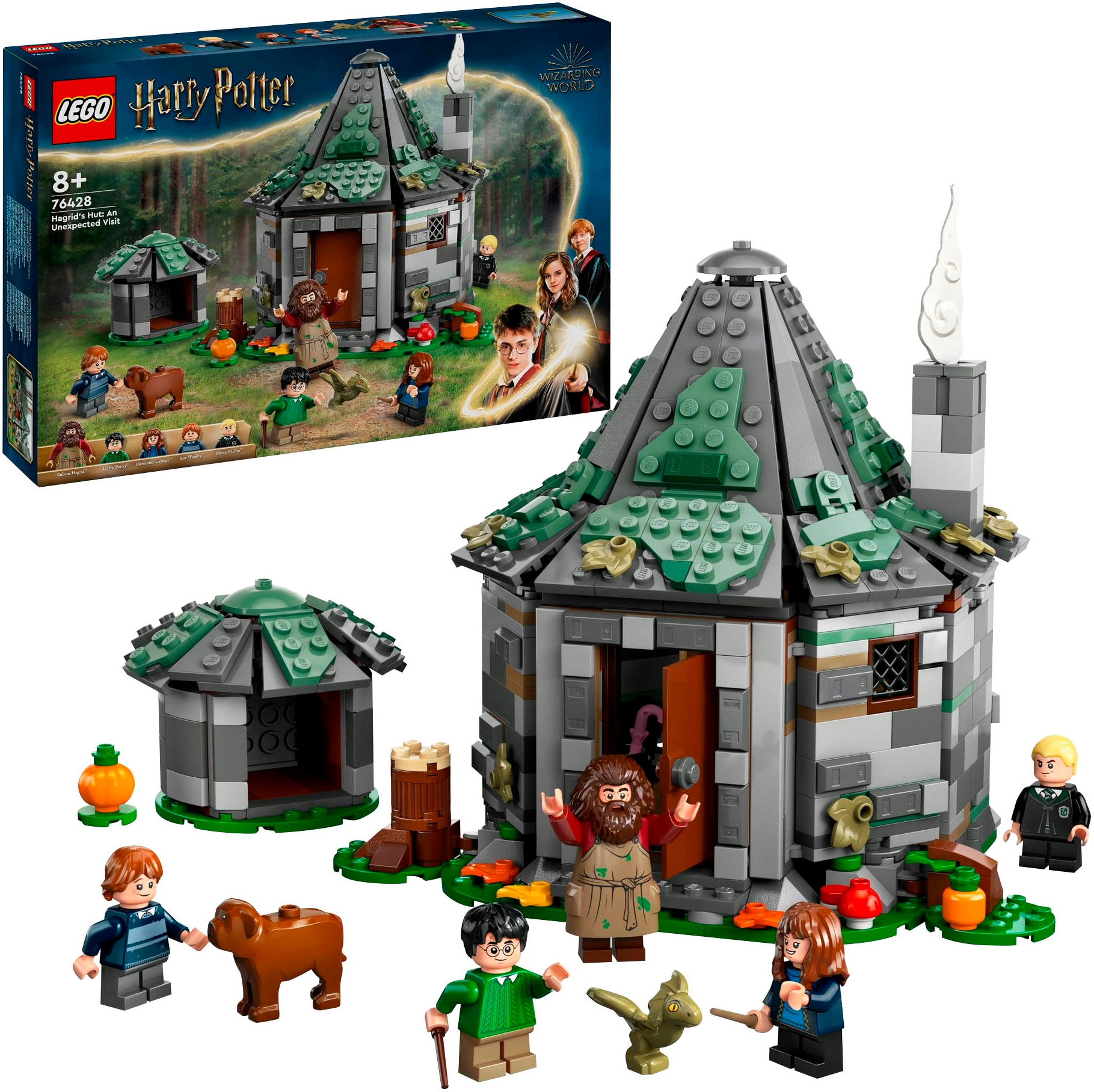 Konstruktionsspielsteine »Hagrids Hütte: Ein unerwarteter Besuch (76428), LEGO® Harry...