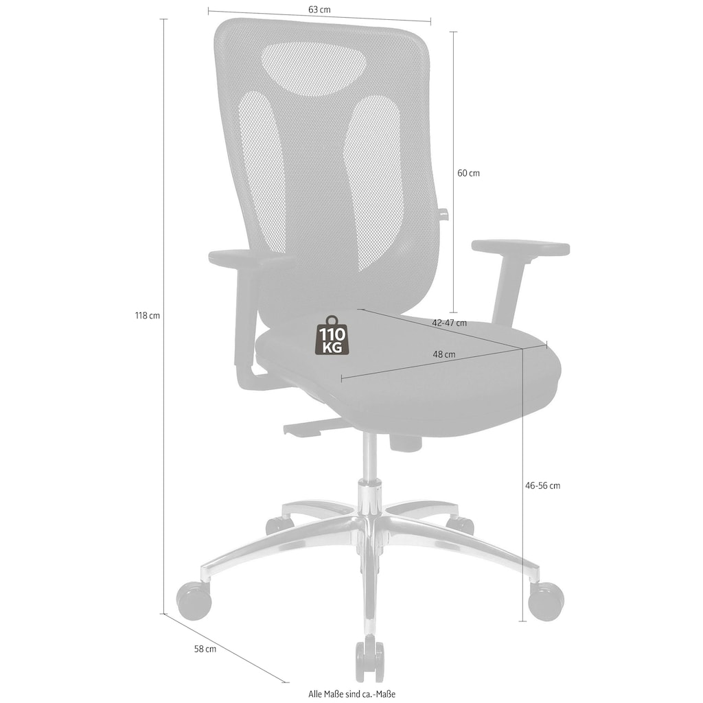 TOPSTAR Bürostuhl »Sitness Net Pro 100«