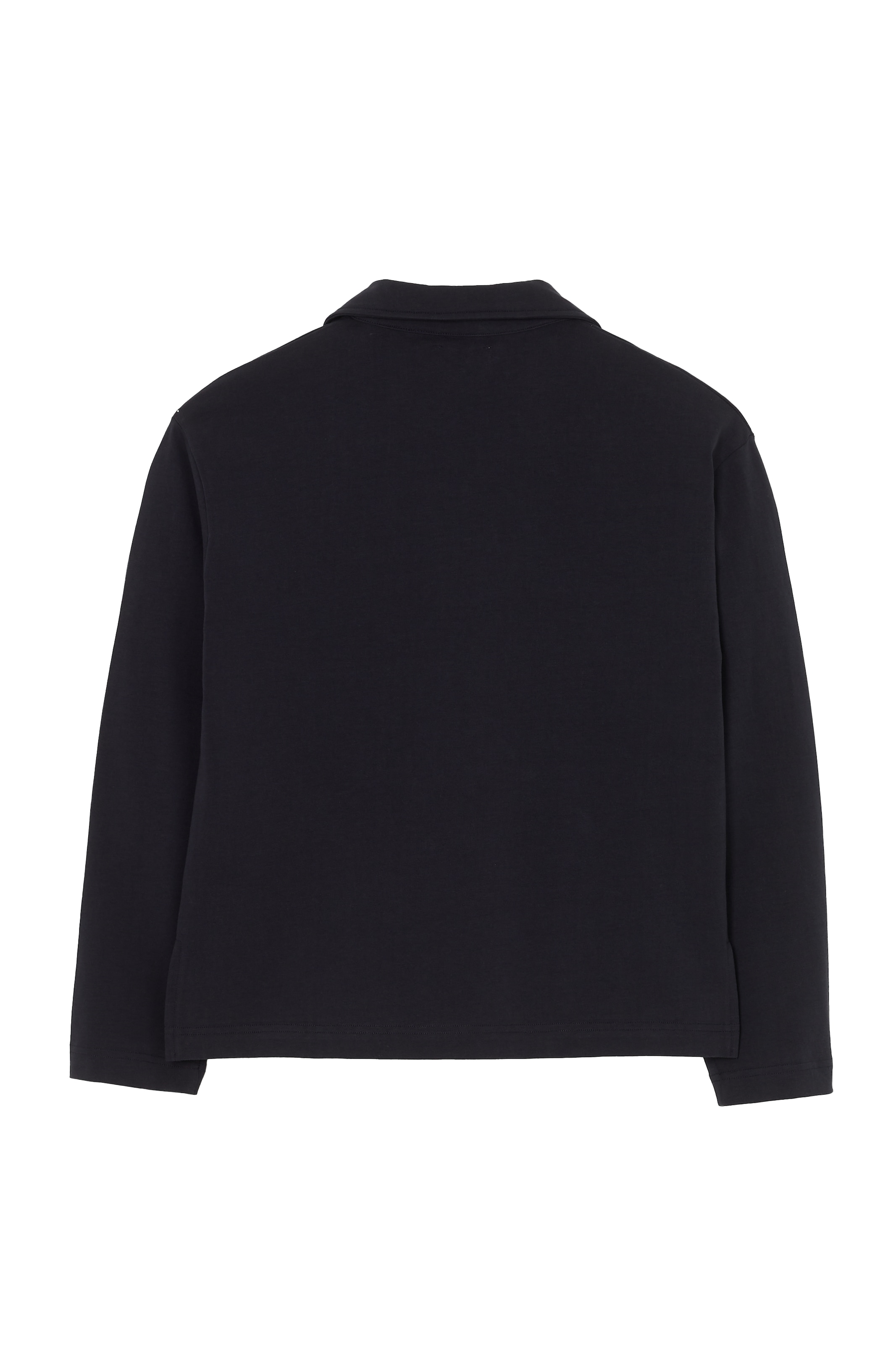 Marc O'Polo Langarm-Poloshirt »Heavy Jersey-Woven«, mit sportlichem Kragendesign