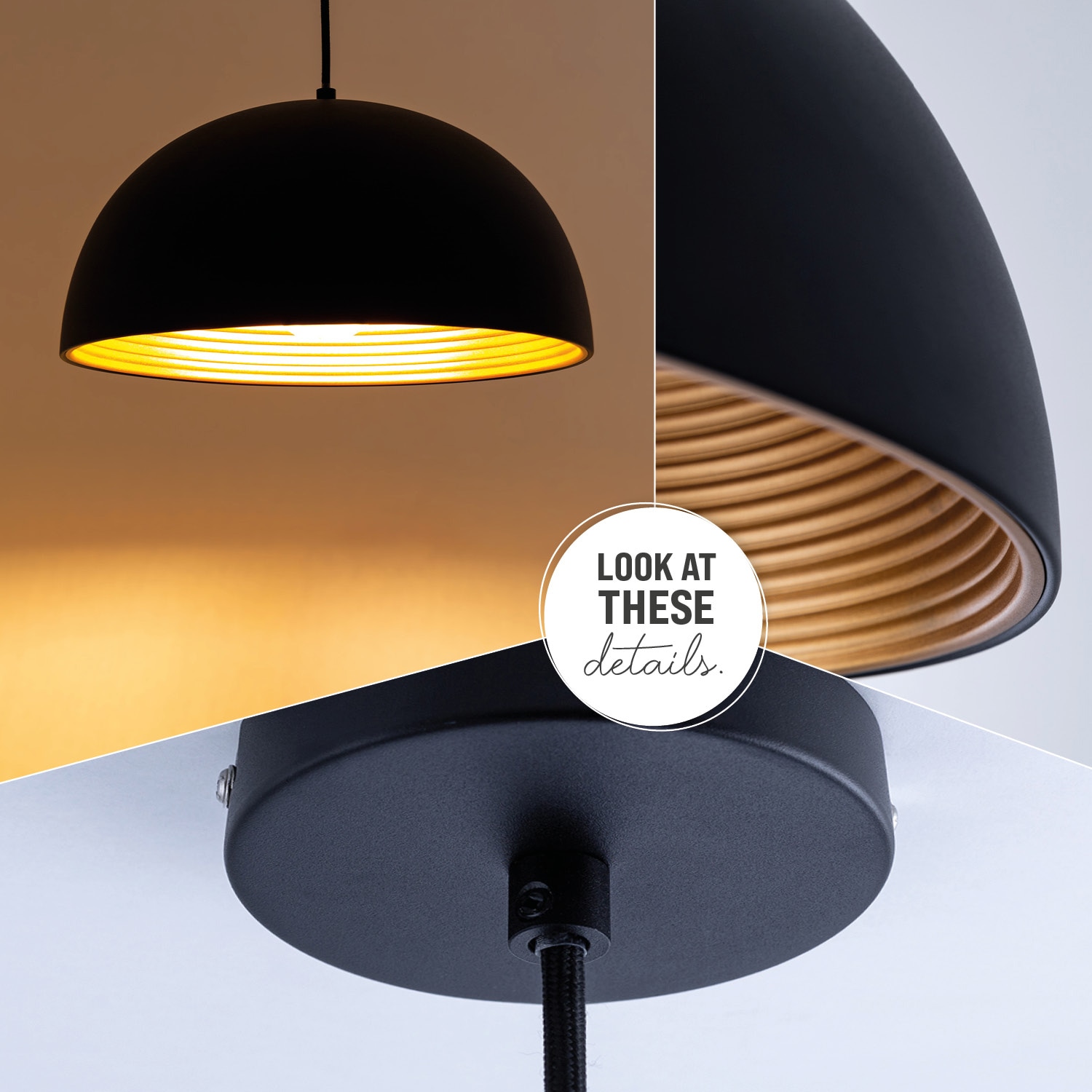 Paco Home Pendelleuchte »SAWYER«, 1 flammig, Leuchtmittel E27 | ohne Leuchtmittel, Hängelampe Esszimmer Küchenlampe Hängend 1,5m Textilkabel Ã˜40,5cm