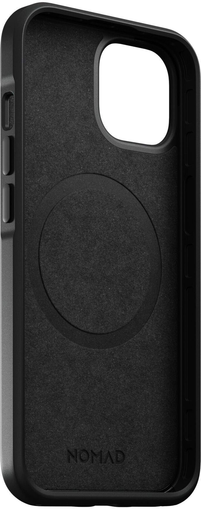 Nomad Handyhülle »Modern Leather Case iPhone 14«, iPhone 14, Polycarbonat und hochwertigem Echtleder