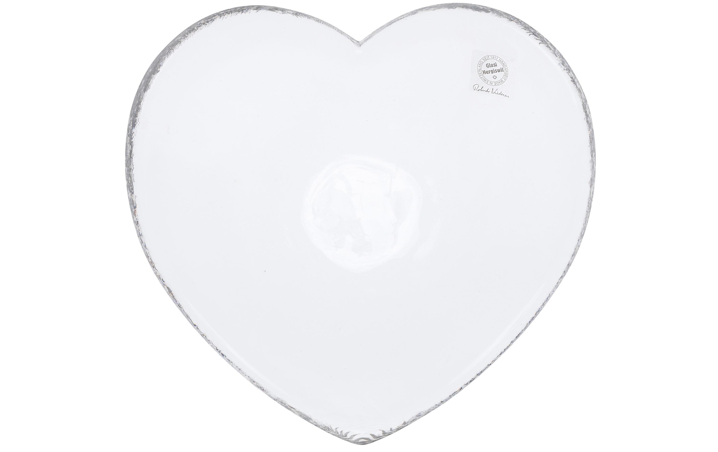 Glasi Hergiswil Schale »Glasi Hergiswil Schale Cuore 25 cm« aus Glas