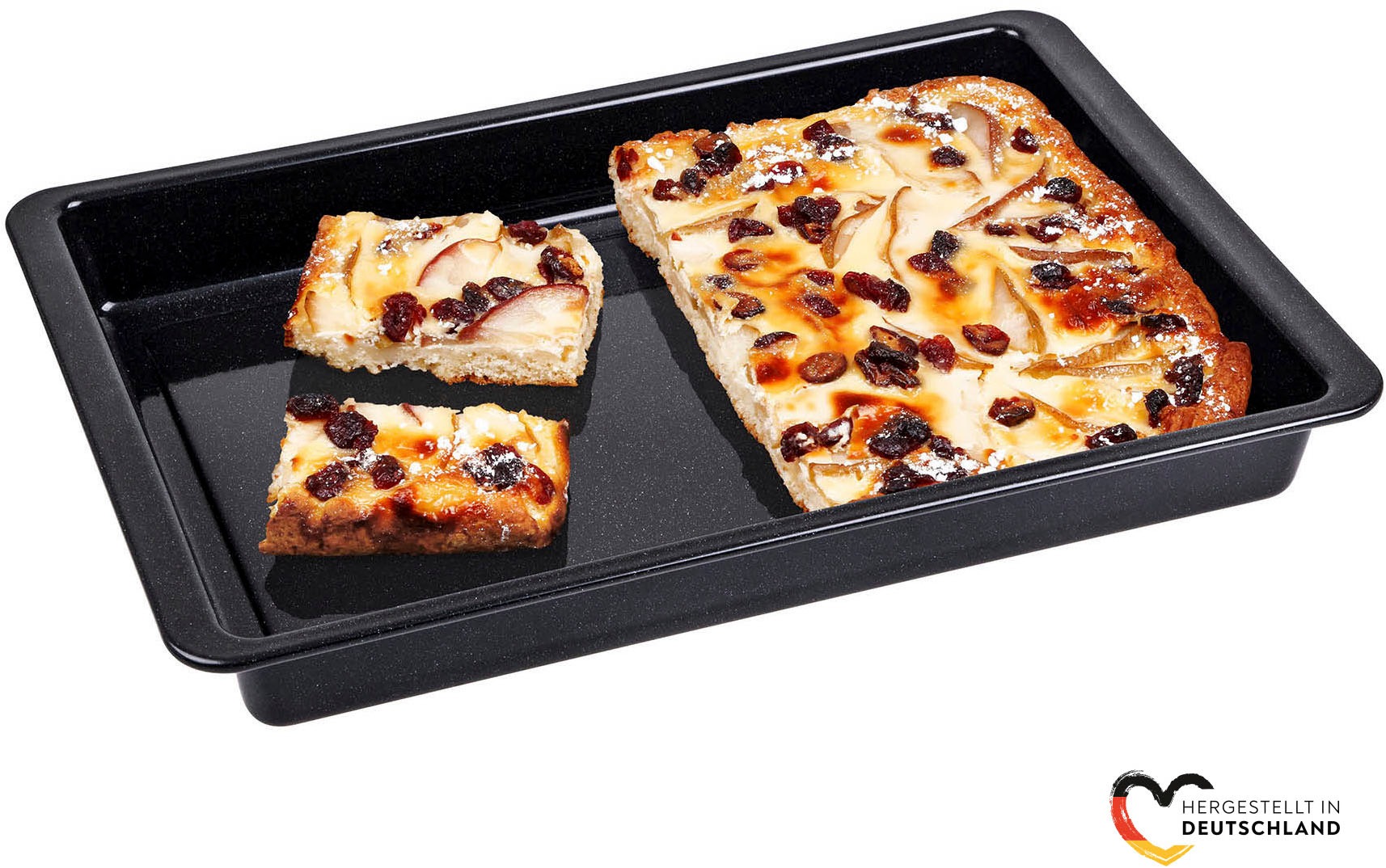 CHG Backblech »Emaille« Emaille Stahlblech 1 Stk. tlg. Made in Germany schwarz