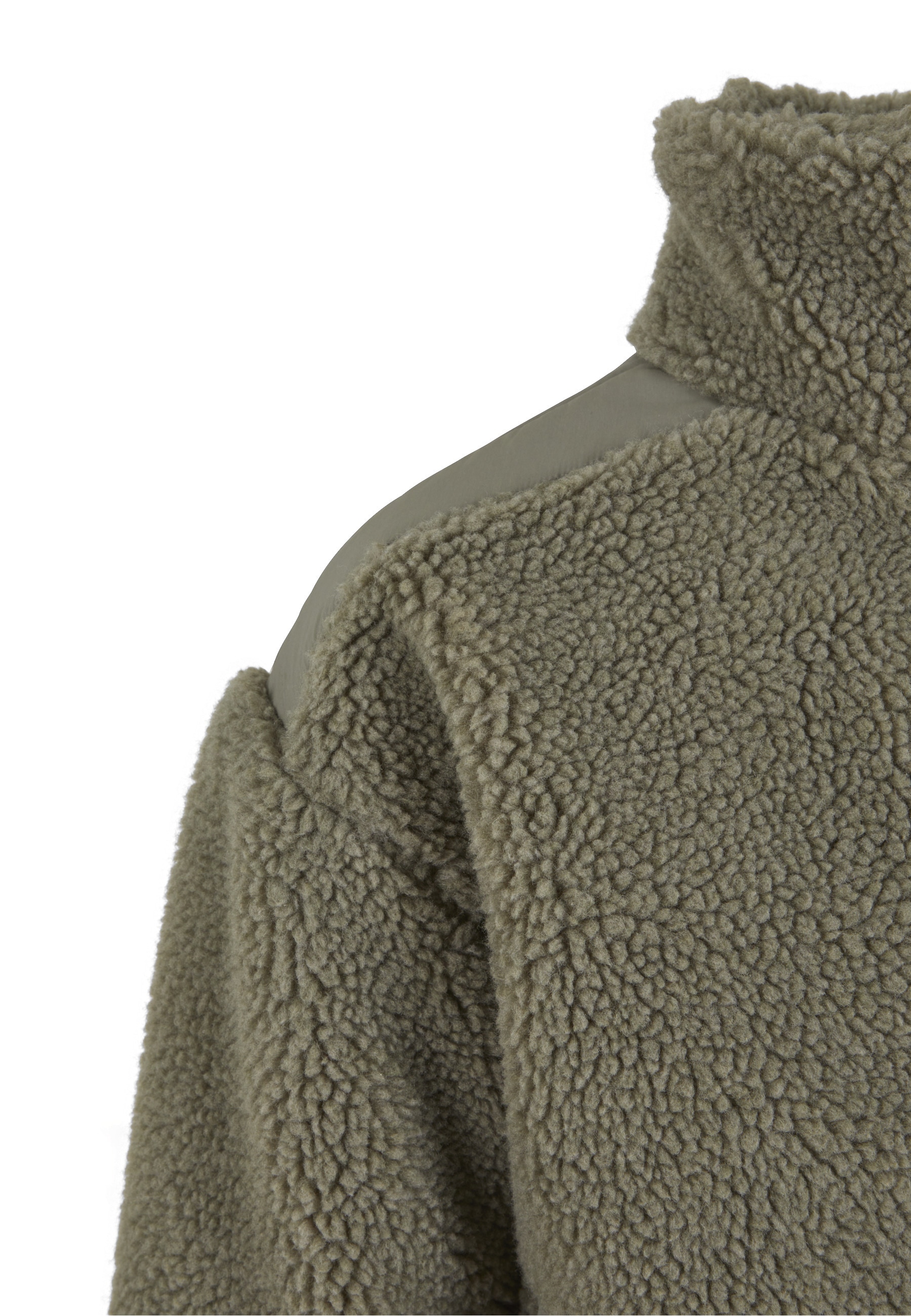 URBAN CLASSICS Winterjacke »Urban Classics Girls Sherpa Mix Jacket« 1 Stk. tlg. ohne Kapuze