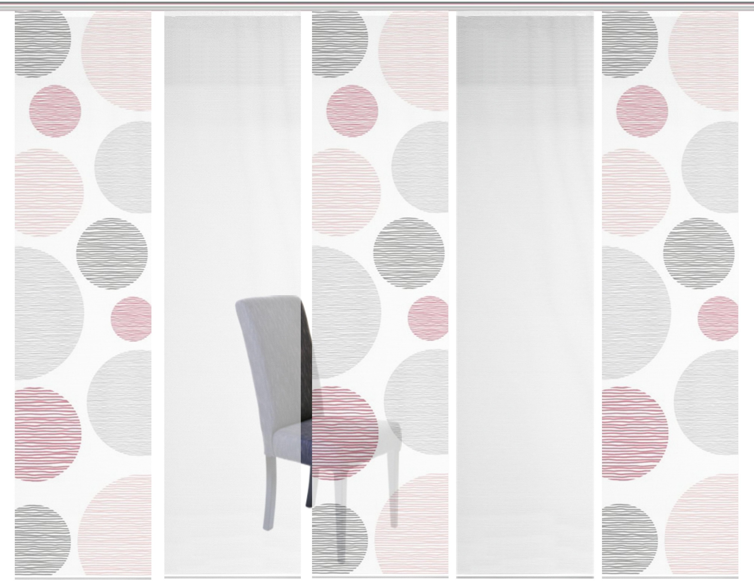 Vision S Schiebegardine »5ER SET BORDEN« Paneelwagen 5 Stk. tlg. HxB: 260x6 günstig online kaufen