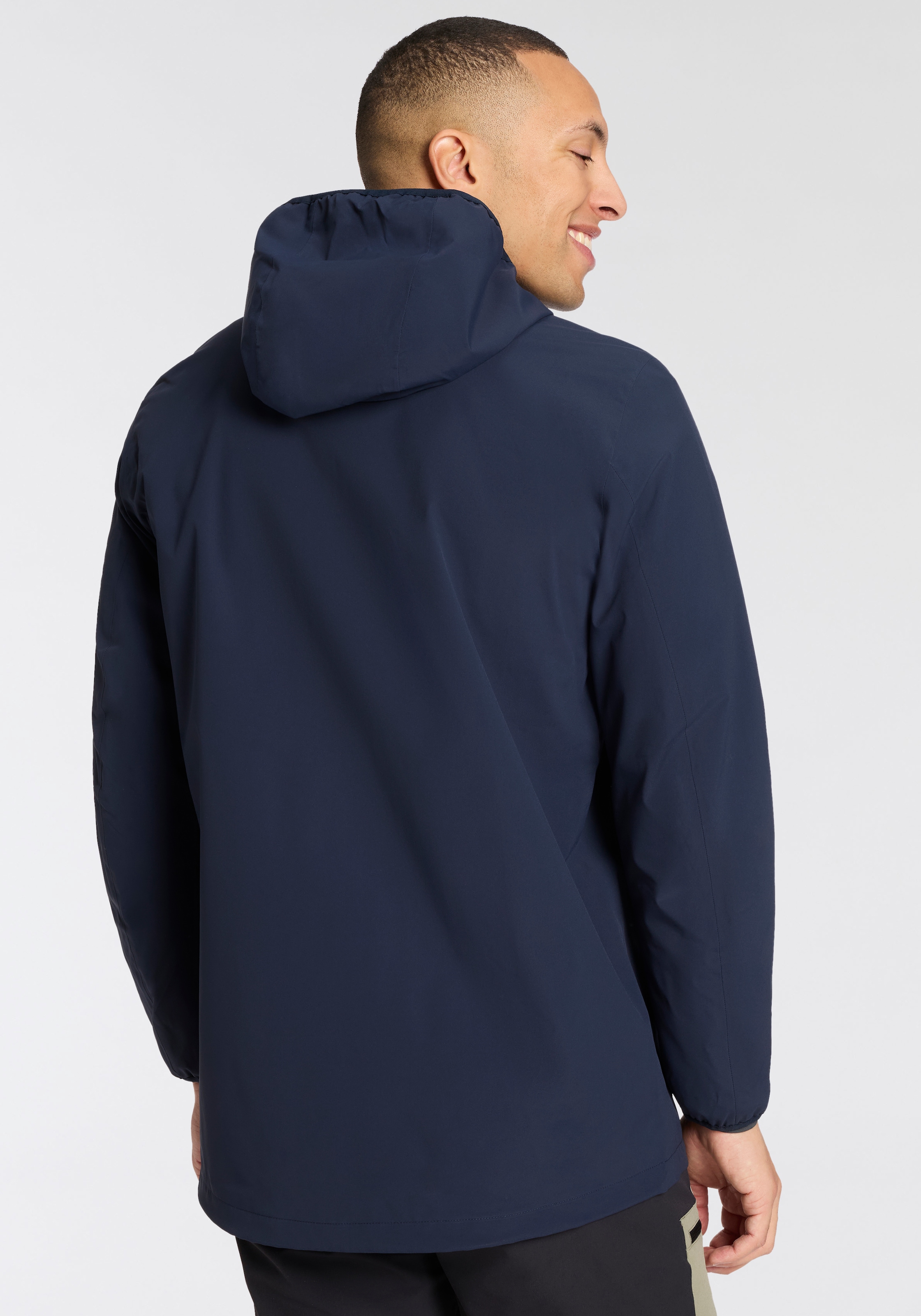 CMP Funktionsjacke mit Kapuze für Wandern und Outdoor-Aktivitäten, mit praktischer Ärmeltasche