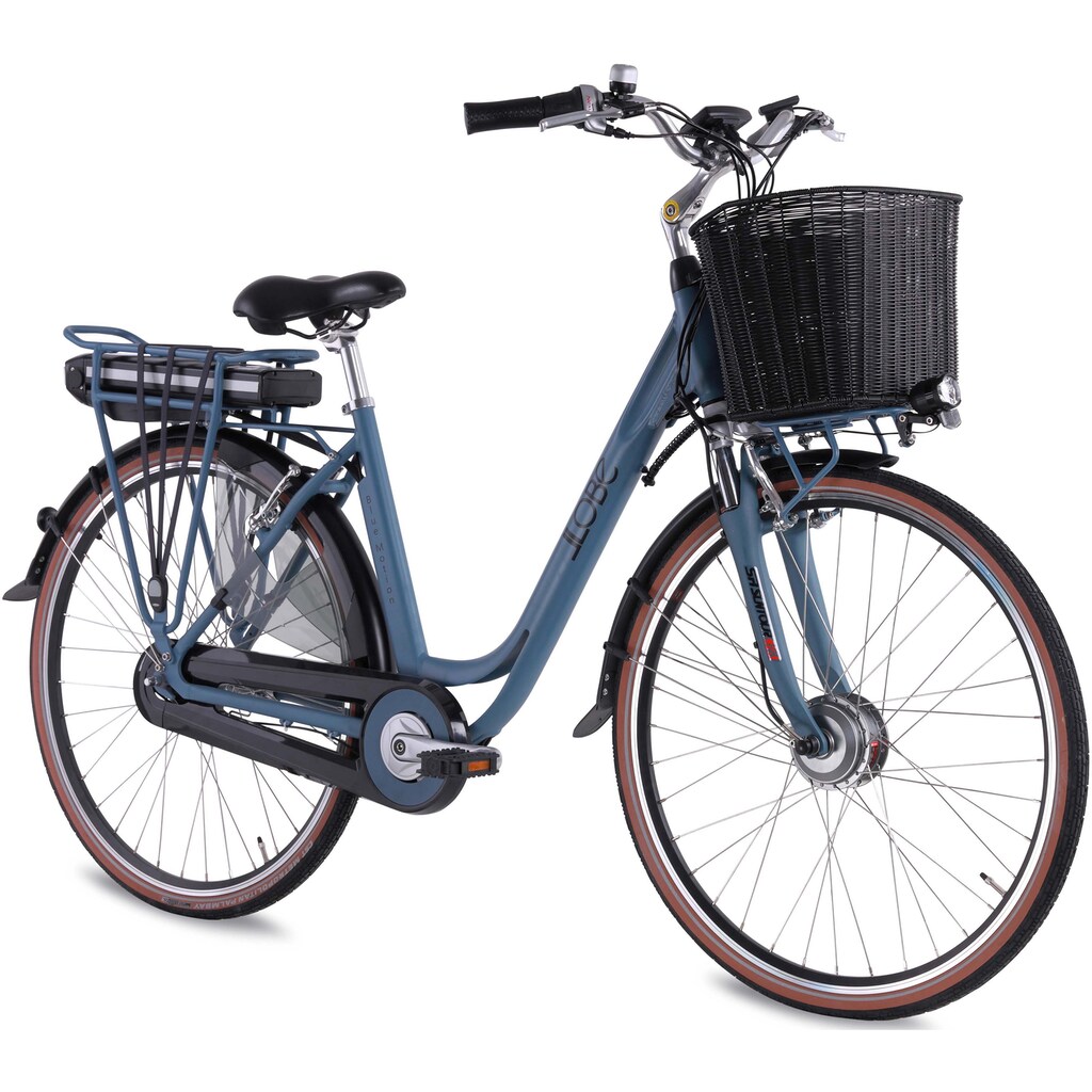 LLobe E-Bike »BlueMotion 3.0, 13Ah«, 7 Gang, Shimano, Frontmotor 250 W