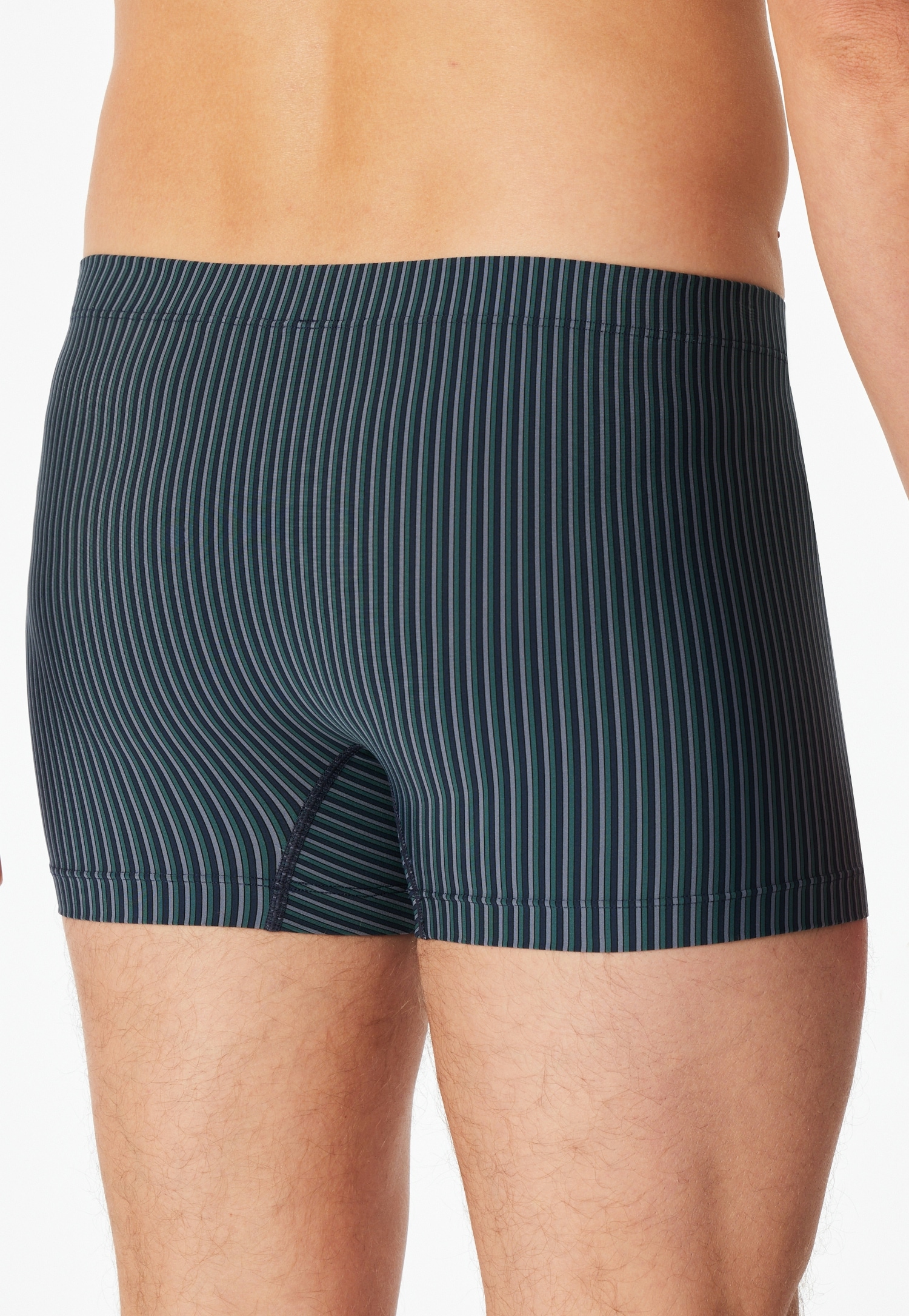 Schiesser Boxershorts »Pure Micro« ohne Eingriff, sportlicher Look mit Streifen
