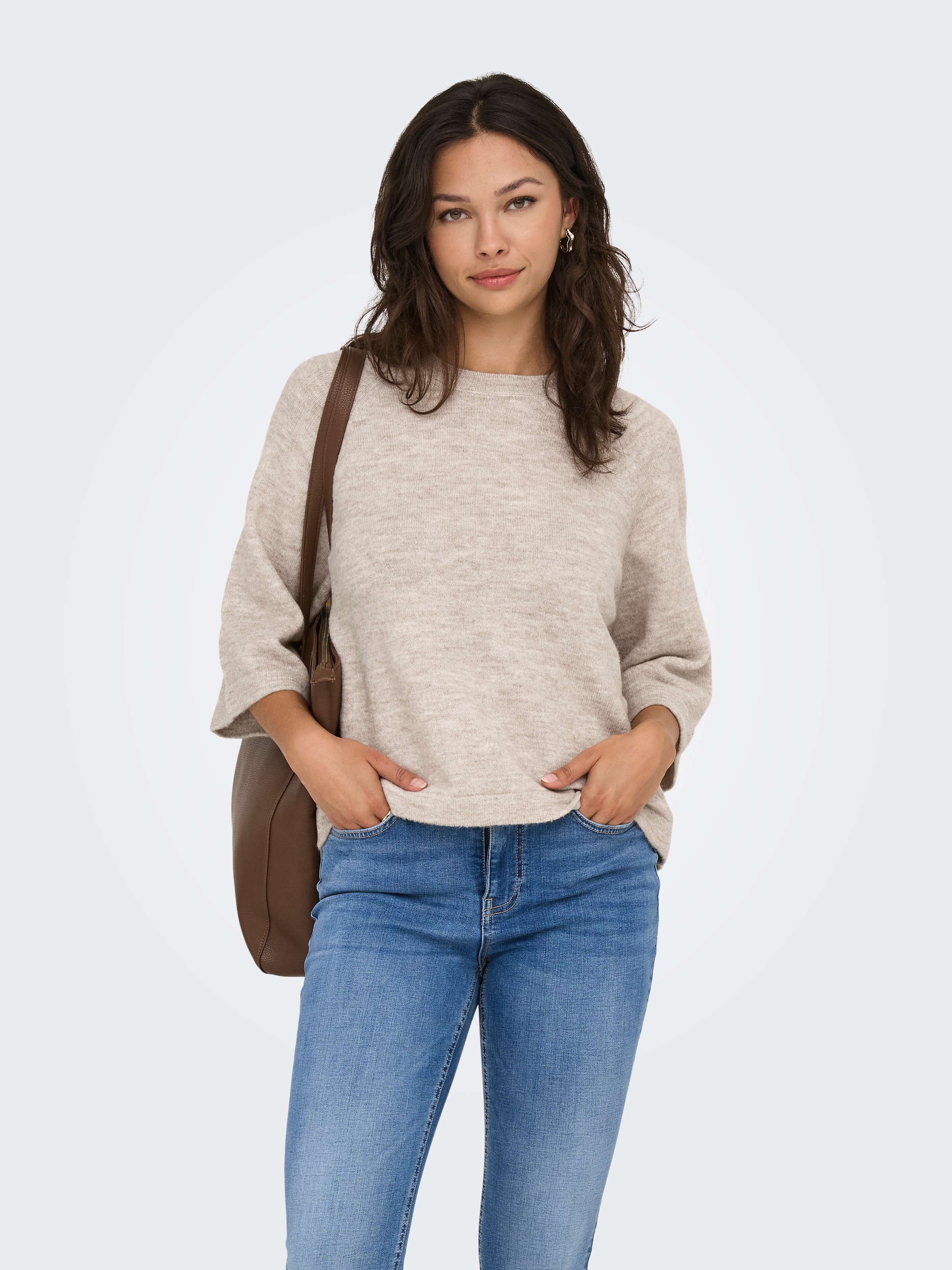 ONLY Strickpullover »ONLSIMONI 3/4 PULLOVER KNT NOOS«