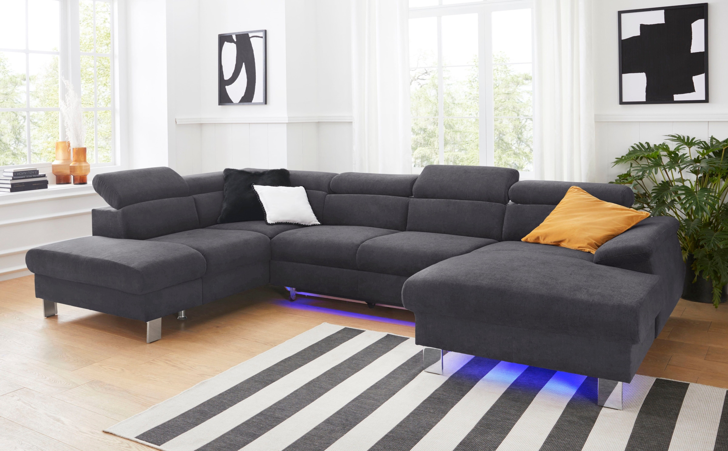 COTTA Polstergarnitur »Komaris U-Form«, (Set), Set bestehend aus: Wohnlands günstig online kaufen