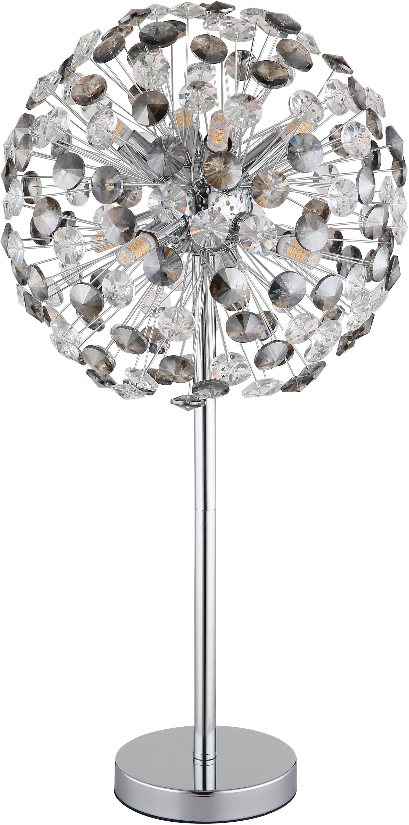 GLOBO LIGHTING Tischleuchte »KATRINA« G9 1 Stk. Warmweiß Tischlampe Nachttischlampe Deko-Tischleuchte Schlafzimmer