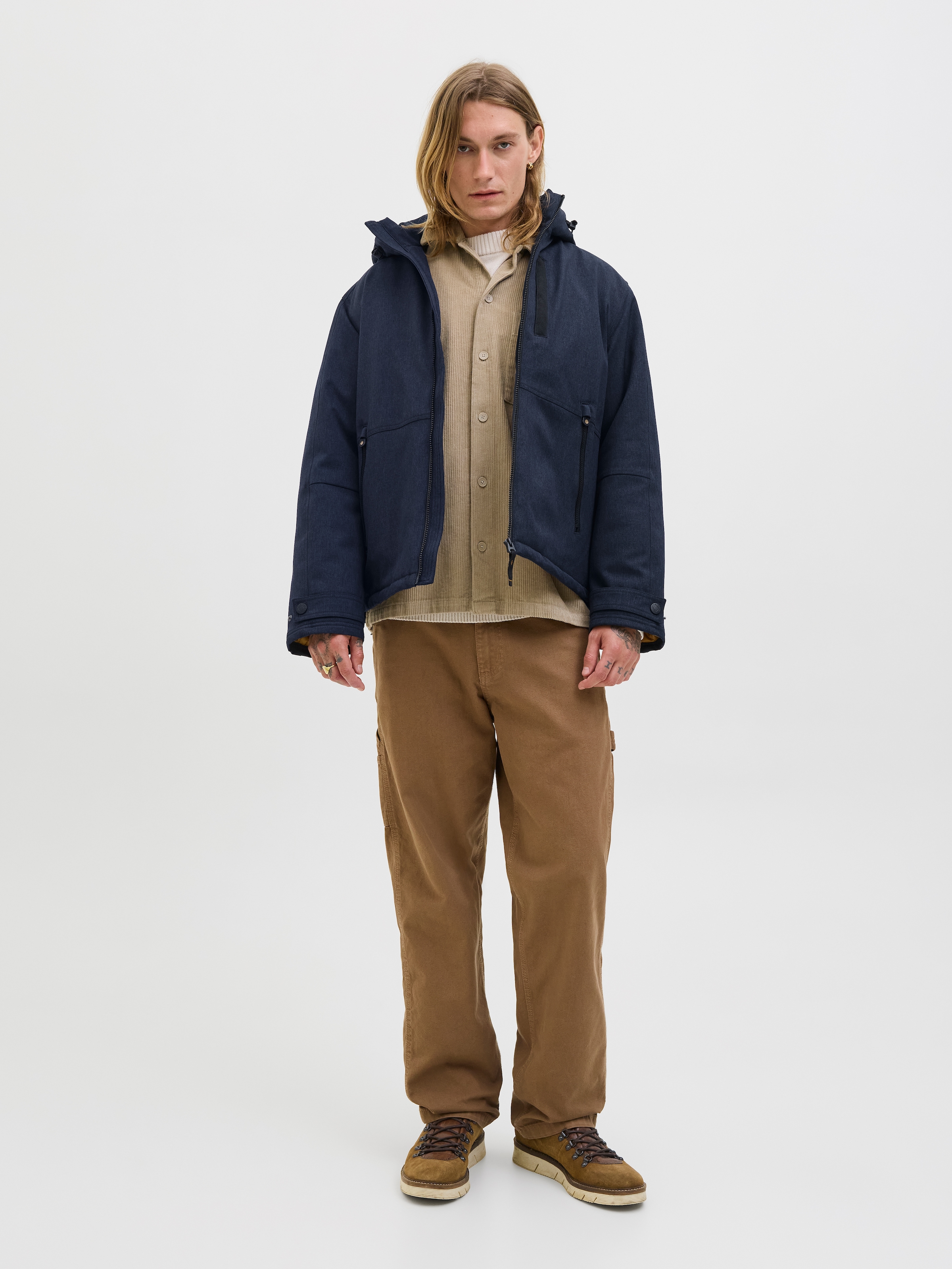 Jack & Jones Outdoorjacke »JJEPARKER DOVER JACKET SN« mit Kapuze