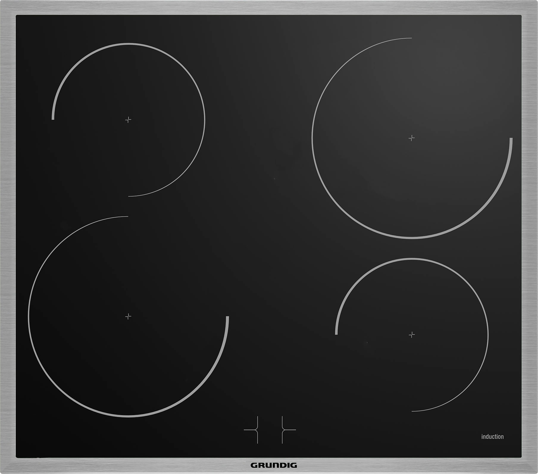 Grundig Induktions Herd-Set »GEHM19320B«, mit 3-fach-Teleskopauszug