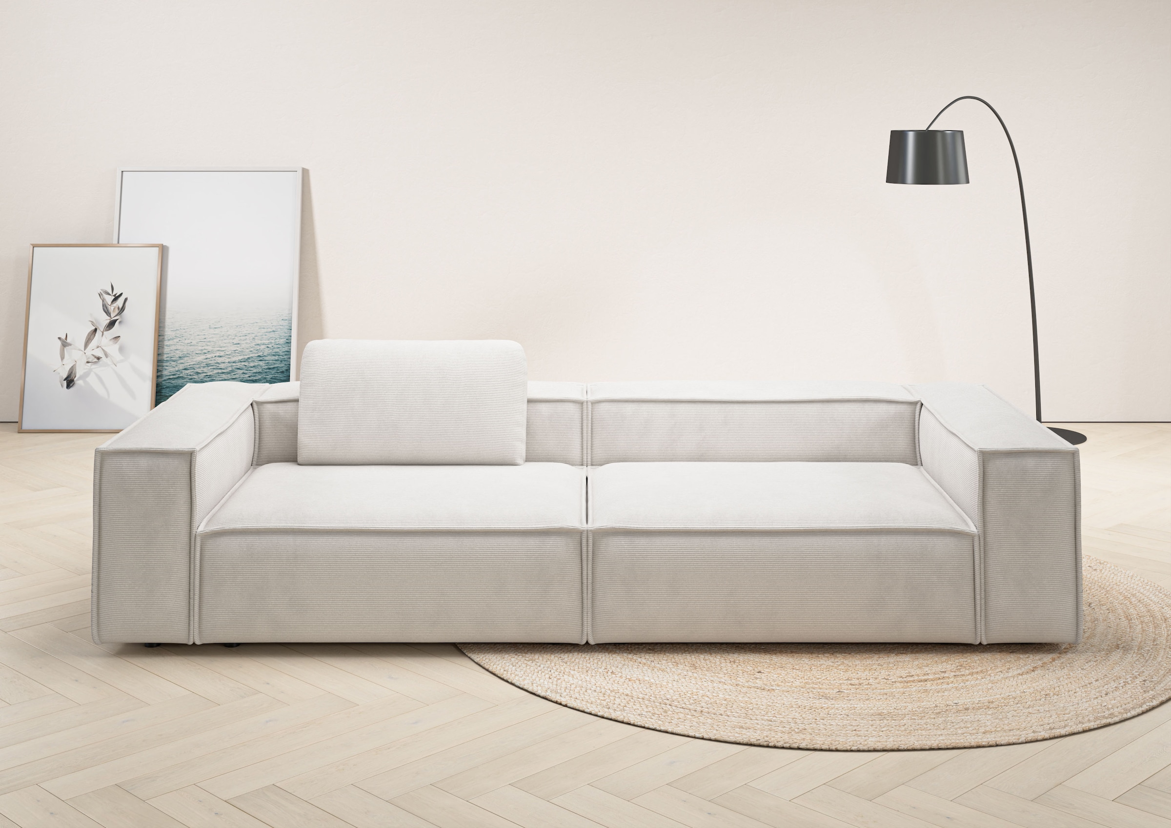Places of Style 3-Sitzer »Watertown moderner 3-Sitzer«, extra breites Sofa günstig online kaufen