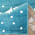Carpet City Kinderteppich »Moda Kids 1513«, rechteckig, 11 mm Höhe, Eulen Motiv, Kurzflor