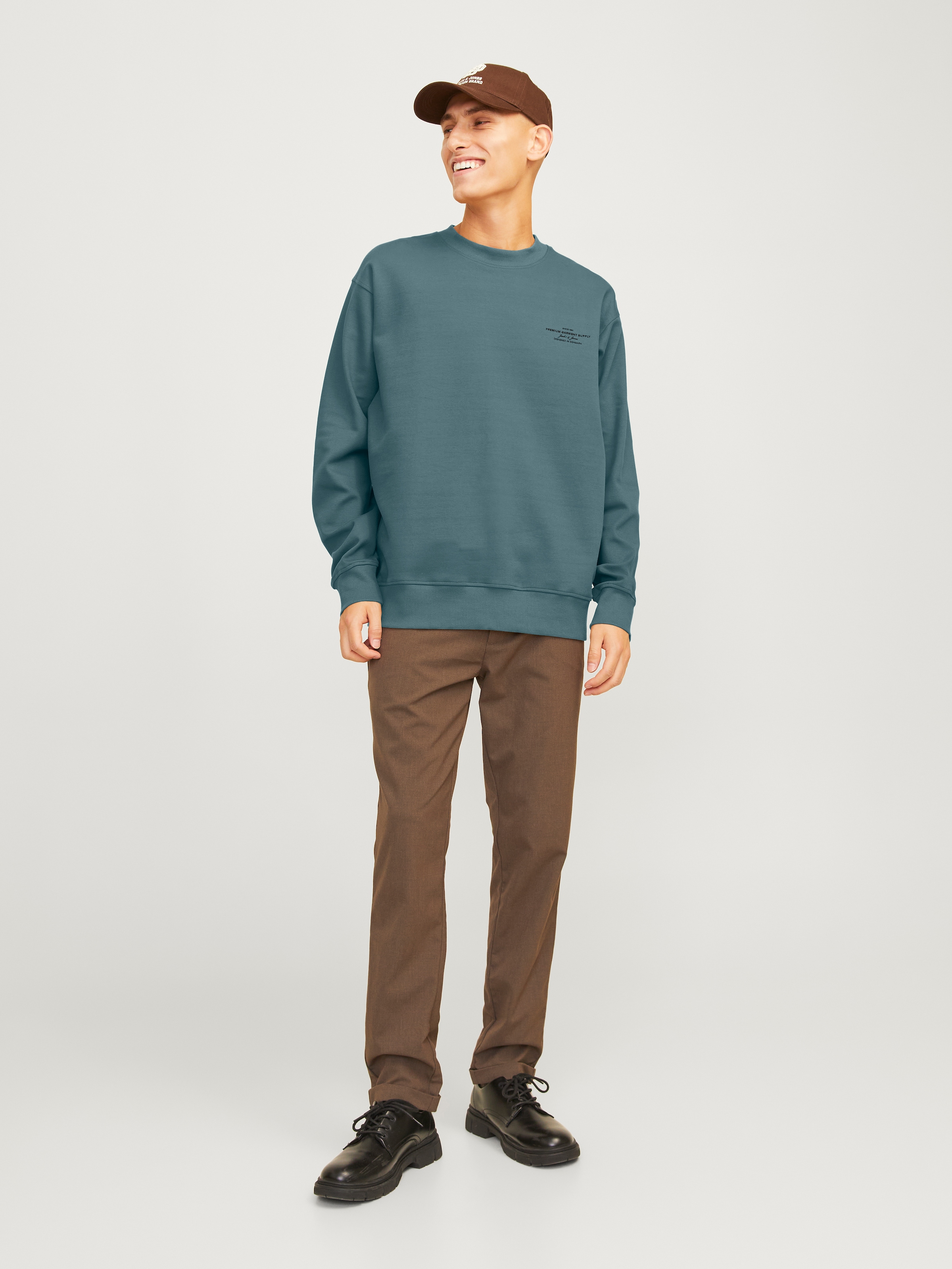 Jack & Jones Sweatshirt »JPRBLACHAD BRANDING SWEAT CREW NECK LN«