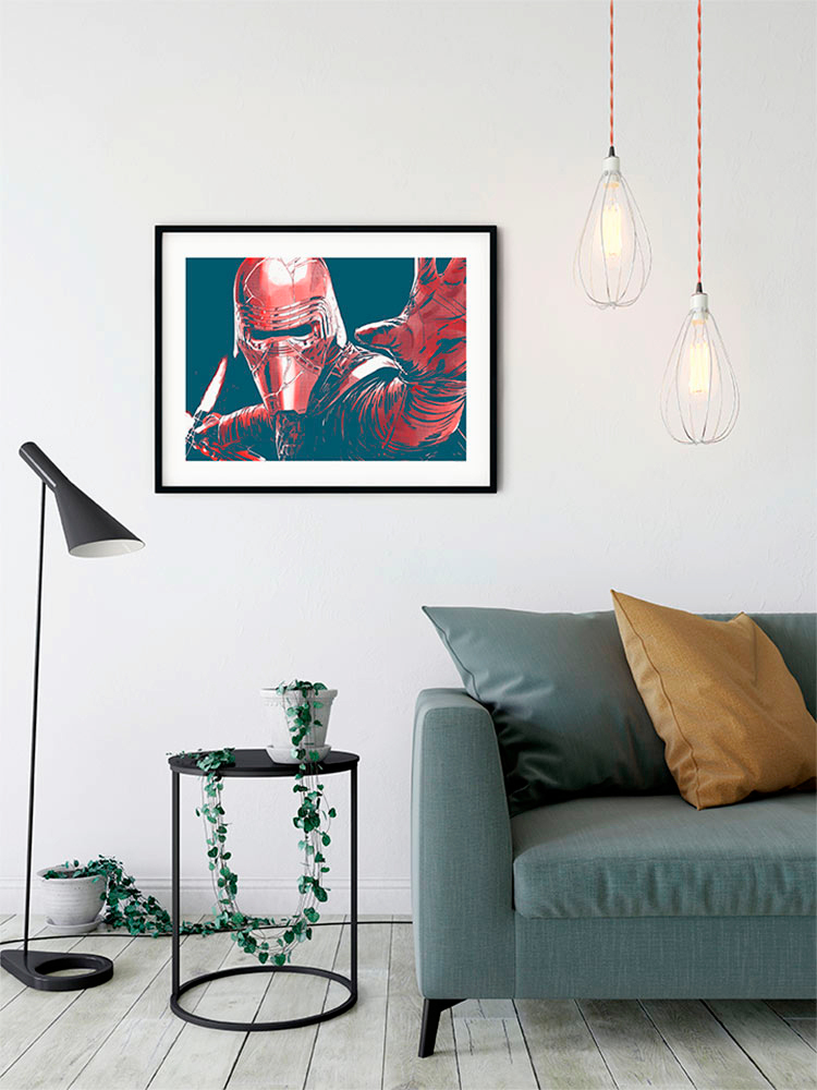 Komar Bild »Star Wars Faces Kylo« Star Wars 1 Stk. tlg. Wandbild zur Dekoration im Kinderzimmer - ohne Rahmen