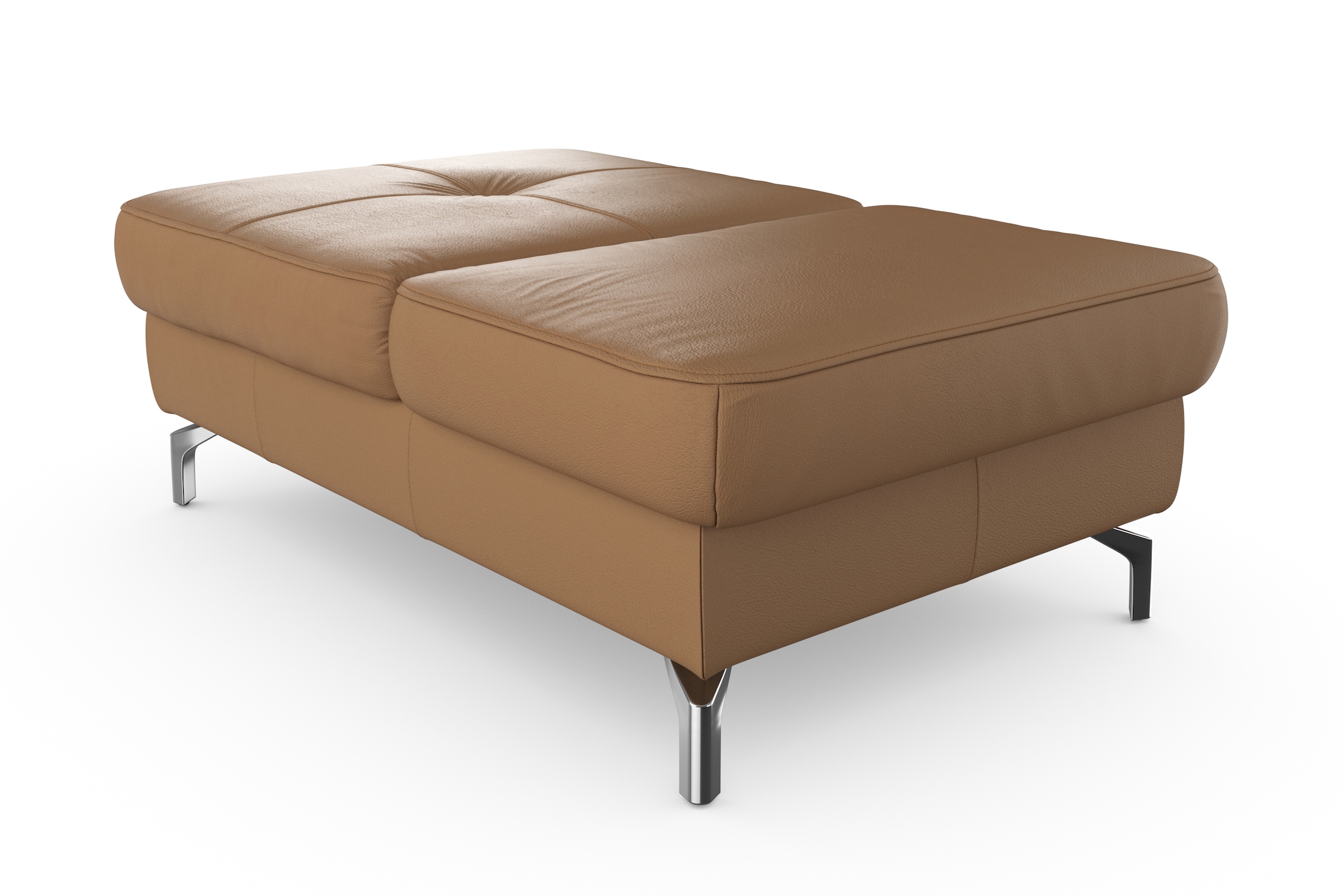 sit&more Hocker »Bendigo«, mit Klappfunktion, Bodenfreiheit 12 cm, wahlweise in 2 Fußfarben