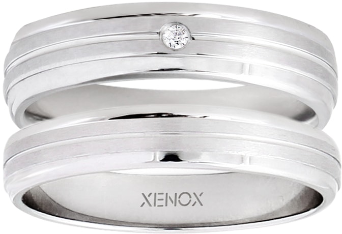 XENOX Partnerring »Xenox & Friends, X2547, X2548«, wahlweise mit oder ohne  Zirkonia jetzt im %Sale