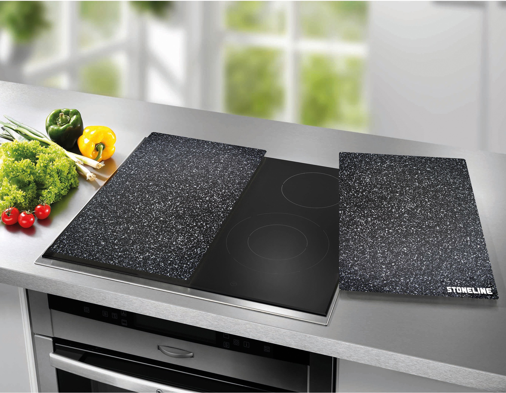 STONELINE Herd-Abdeckplatte »Das Original« 2 auswechselbare Füße günstig online kaufen