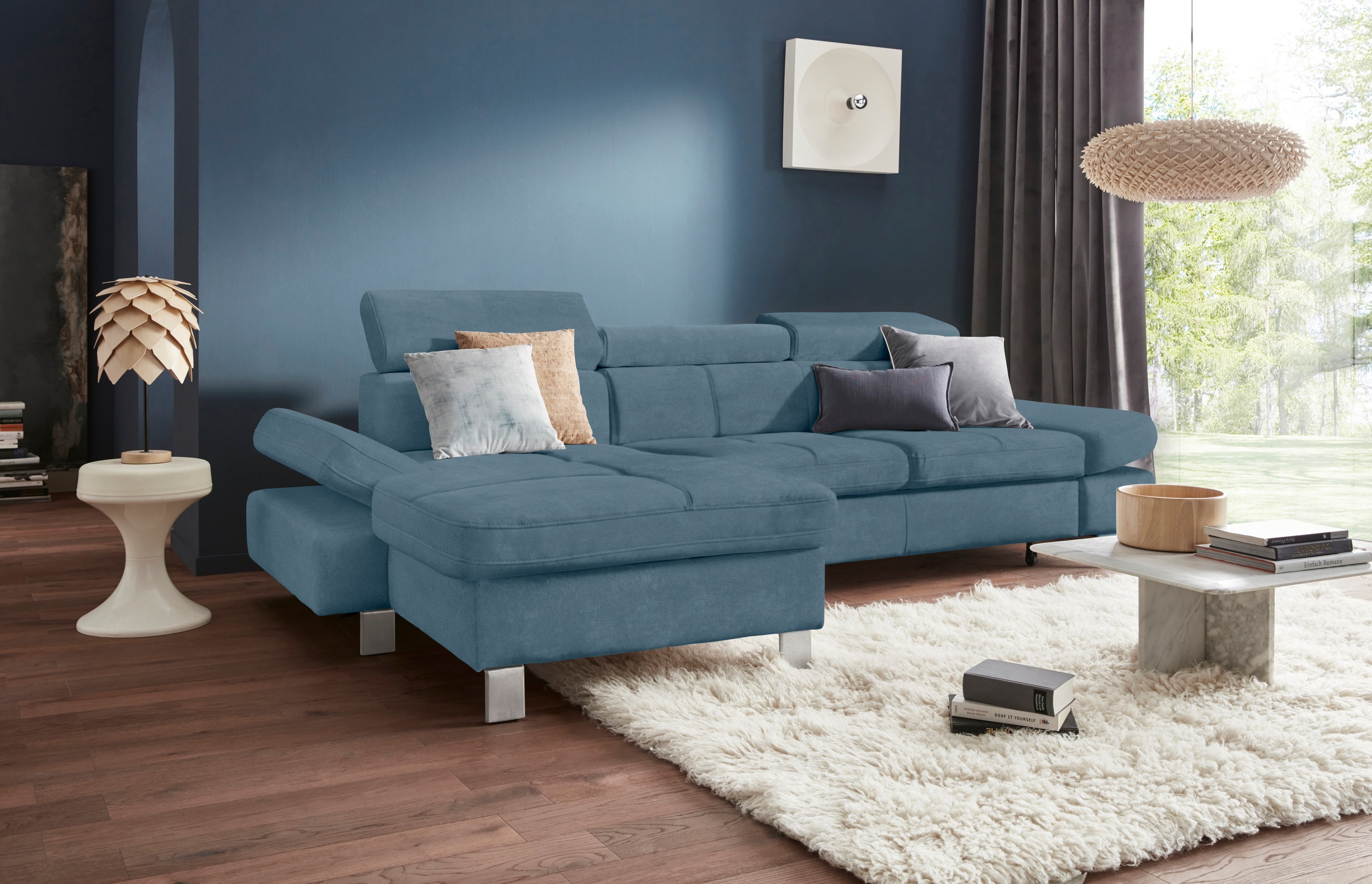 exxpo - sofa fashion Ecksofa »Fiji, hochwertige Detailverarbeitung im Sitz günstig online kaufen
