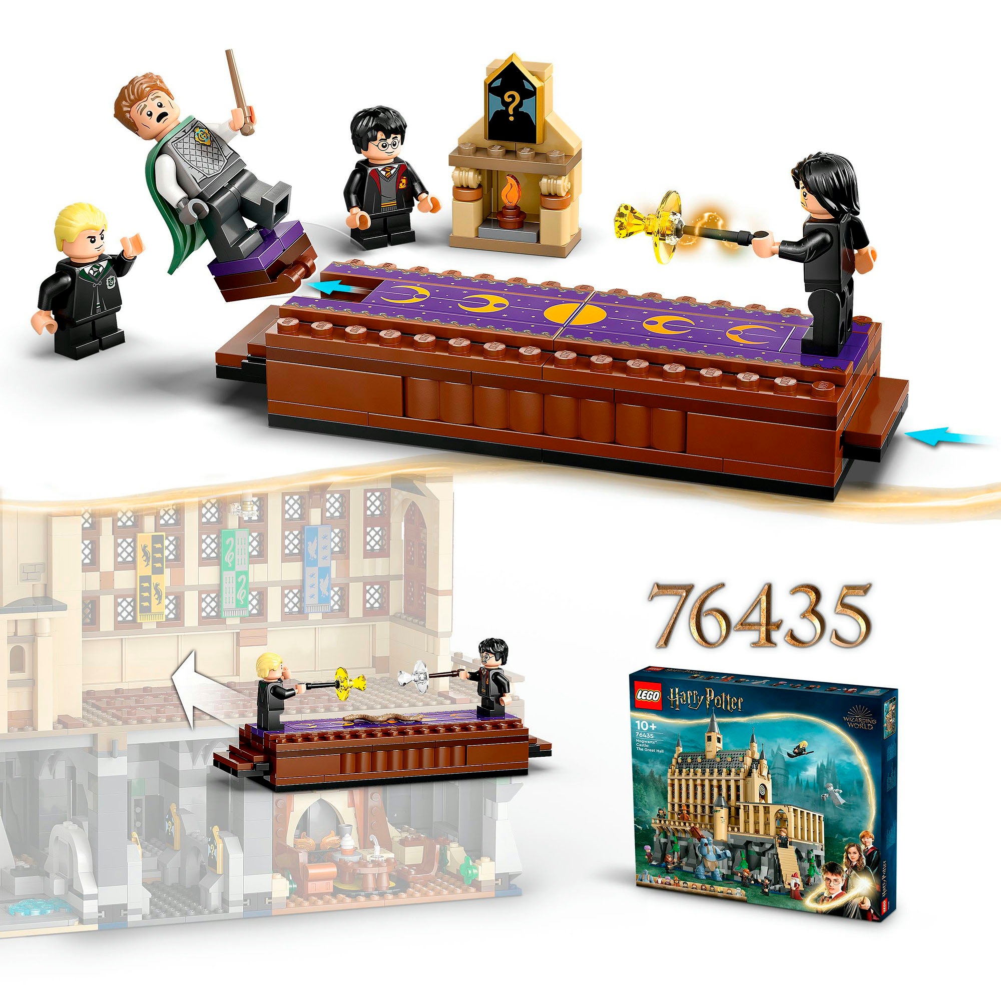 LEGO® Konstruktionsspielsteine »Schloss Hogwarts™: Duellierclub (76441), LEGO Harry Potter™«, (158 St.), Made in Europe
