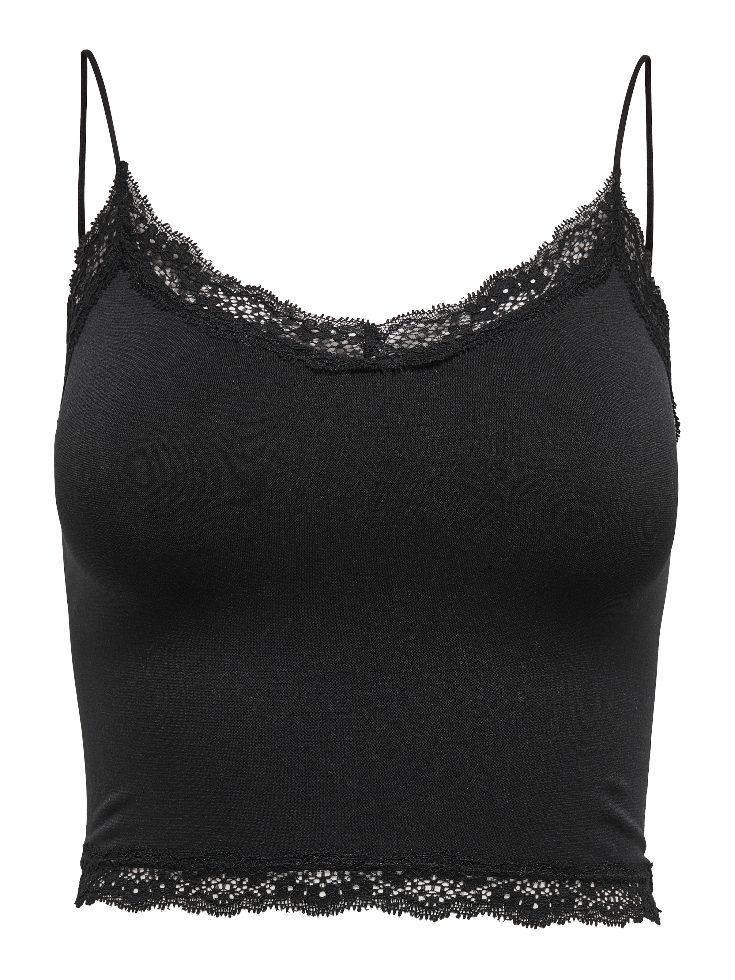 ONLY Trägertop »ONLVICKY LACE SEAML 2-PACK CROPPED TOP«, (Packung, 2 tlg.)