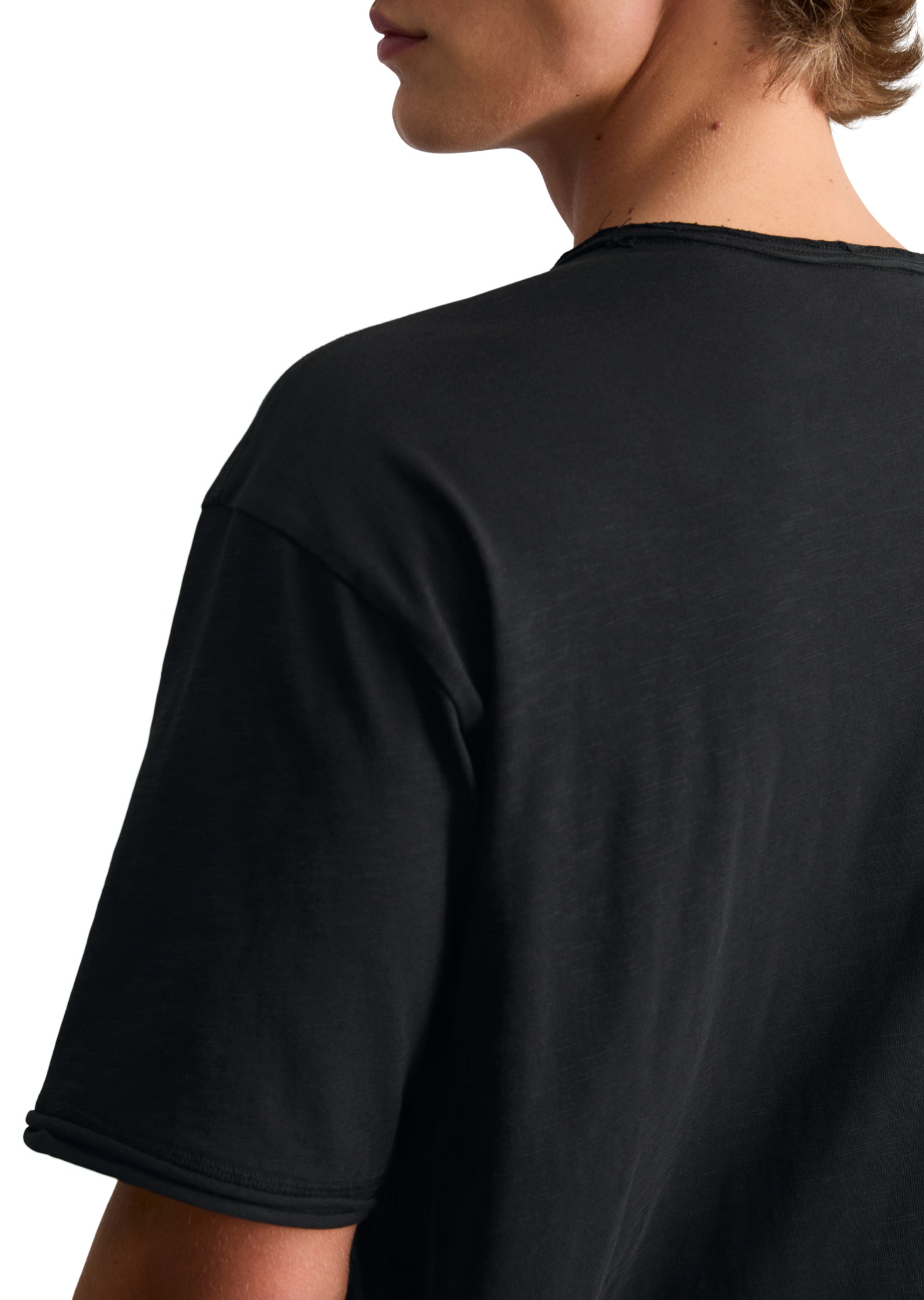 Marc O'Polo DENIM T-Shirt relaxed aus weichem Slub-Jersey