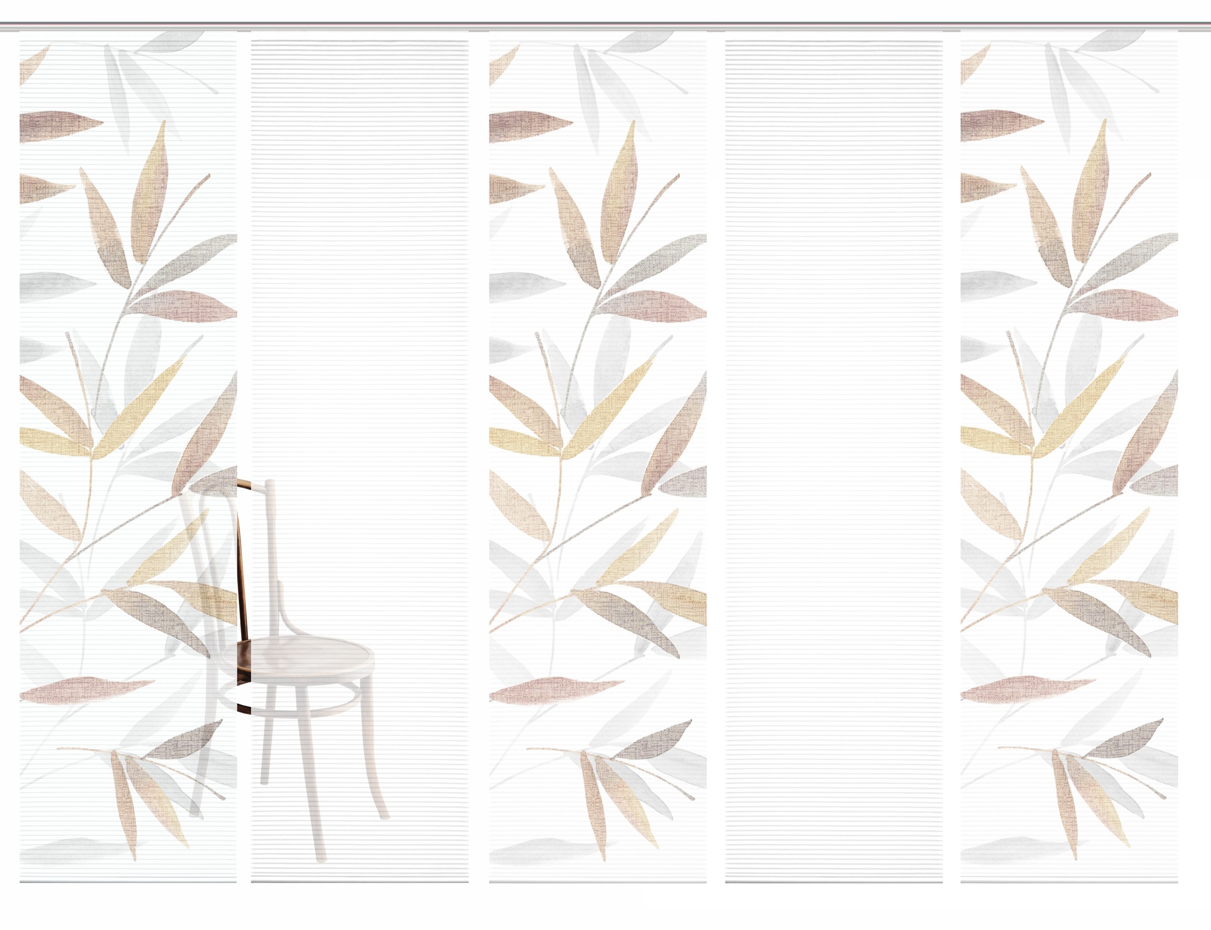 HOME in green Schiebegardine »RANDOW« Paneelwagen 5 Stk. tlg. SET DIGITALDR günstig online kaufen