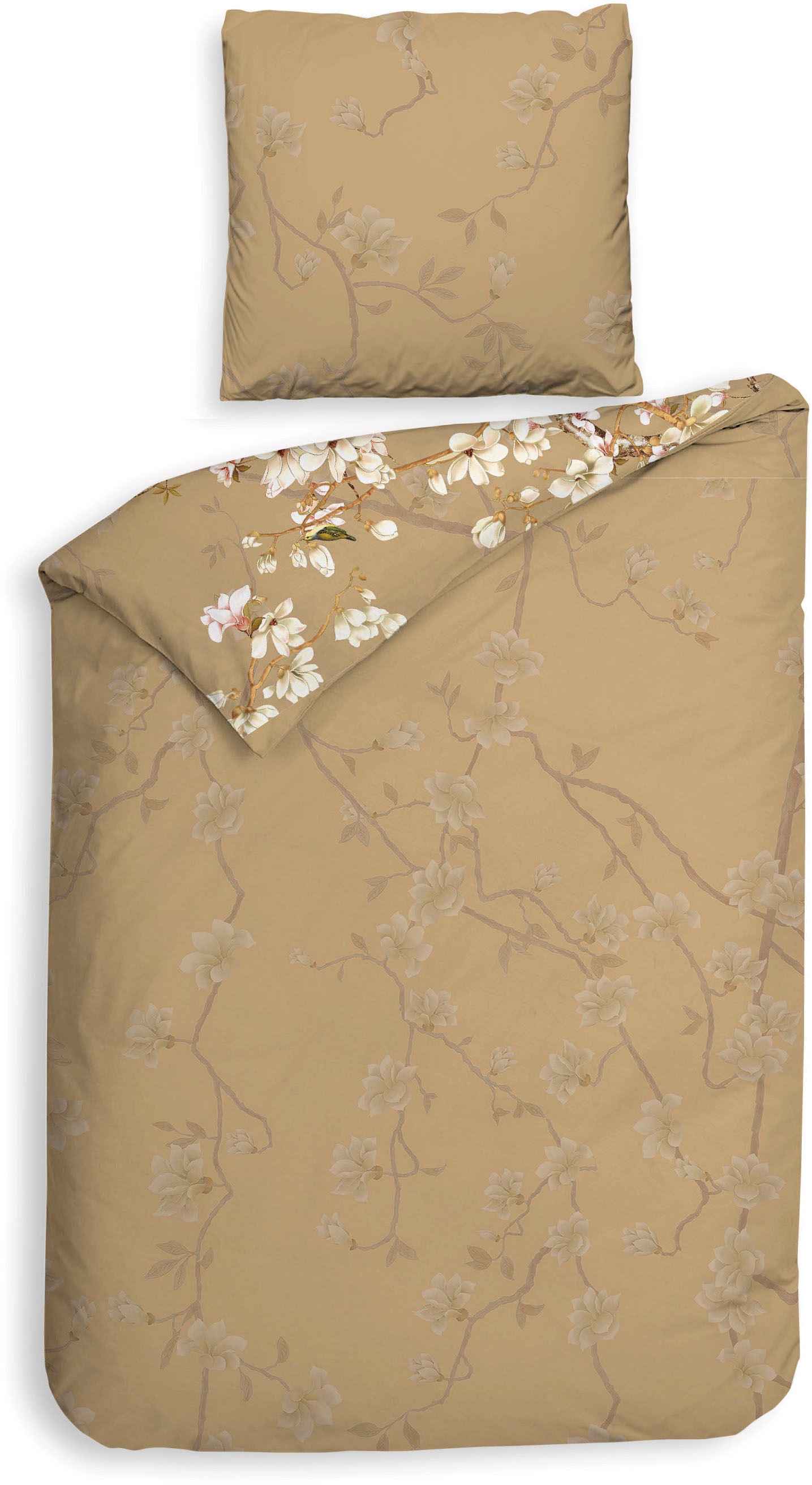 Heckett & Lane Bettwäsche »Asahi« 2 Stk. tlg. hochwertiges Mako-Satin, Bettwäsche ab 135x200 cm.