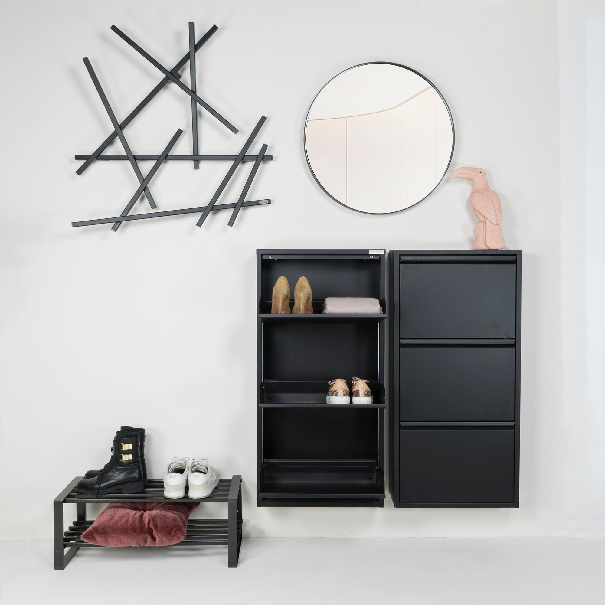 Spinder Design Schuhschrank »Billi«, Metall, Breite 50 cm