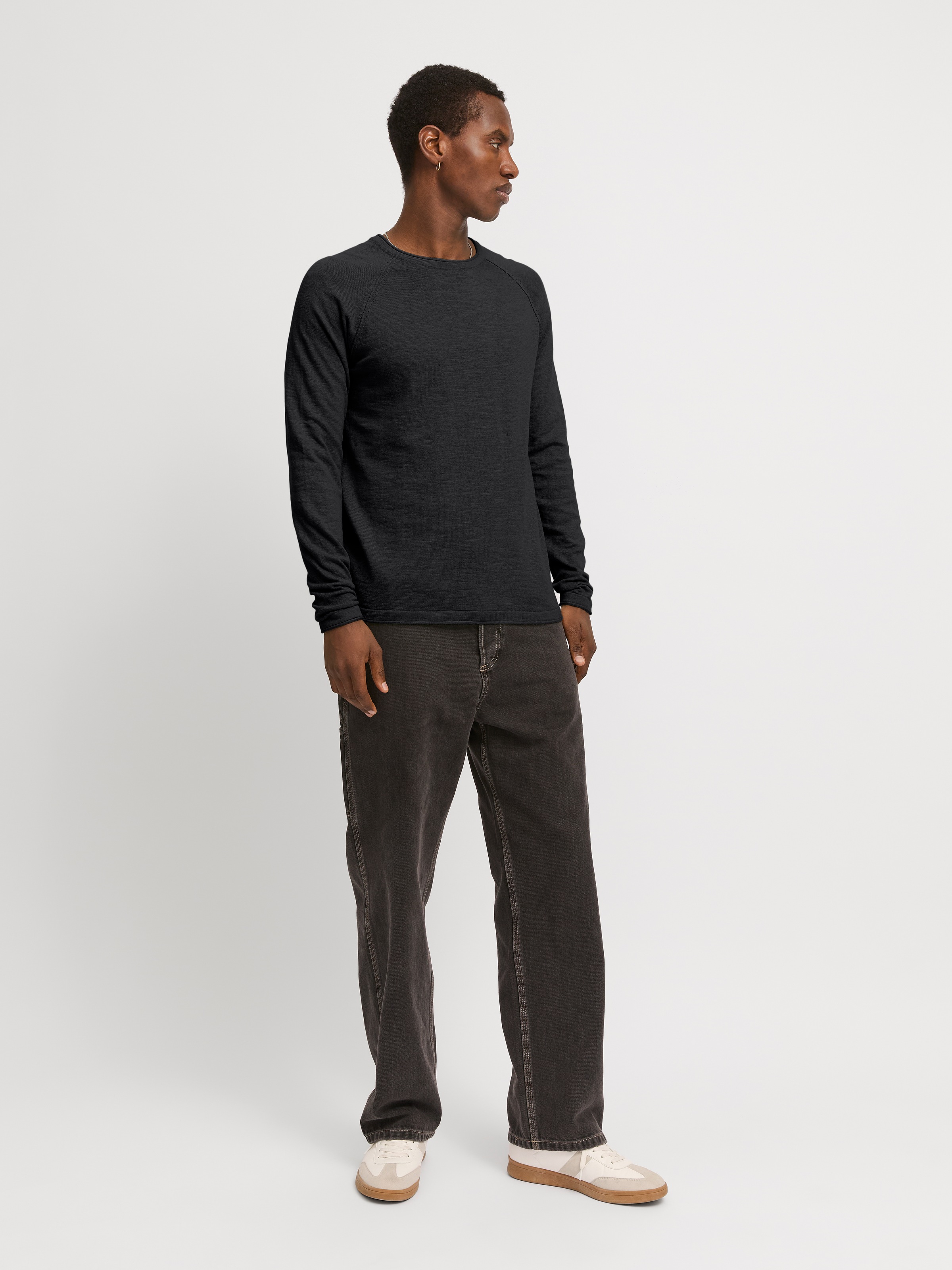 Jack & Jones Rundhalspullover »JJEBREEZE KNIT CREW NECK SN«, mit Rundhalsausschnitt