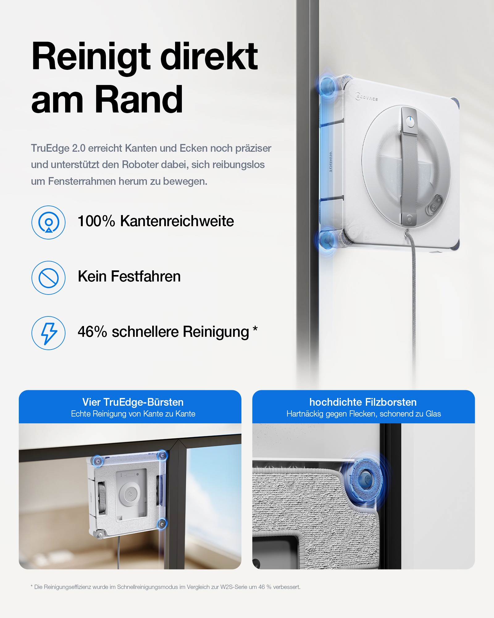 ECOVACS Fensterputzroboter »WINBOT W2S PRO OMNI«