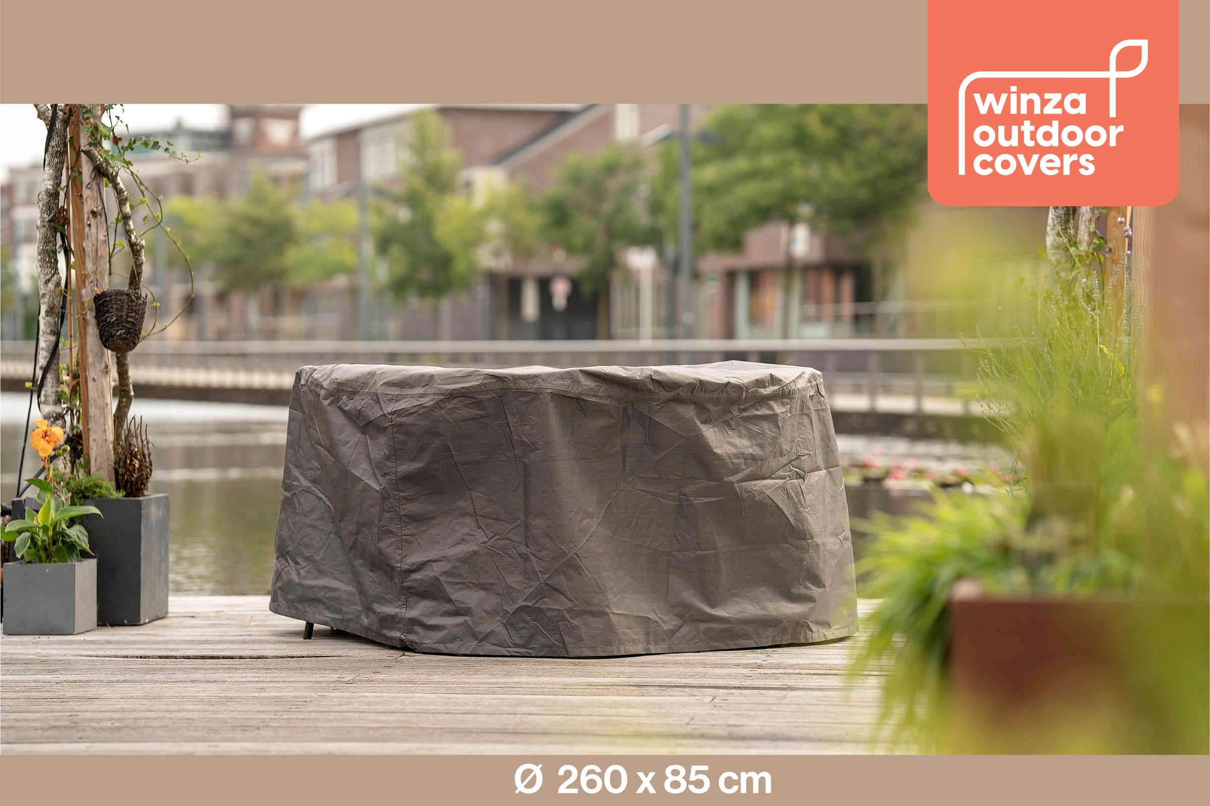 winza outdoor covers Gartenmöbel-Schutzhülle, geeignet für Gartenmöbel, rund
